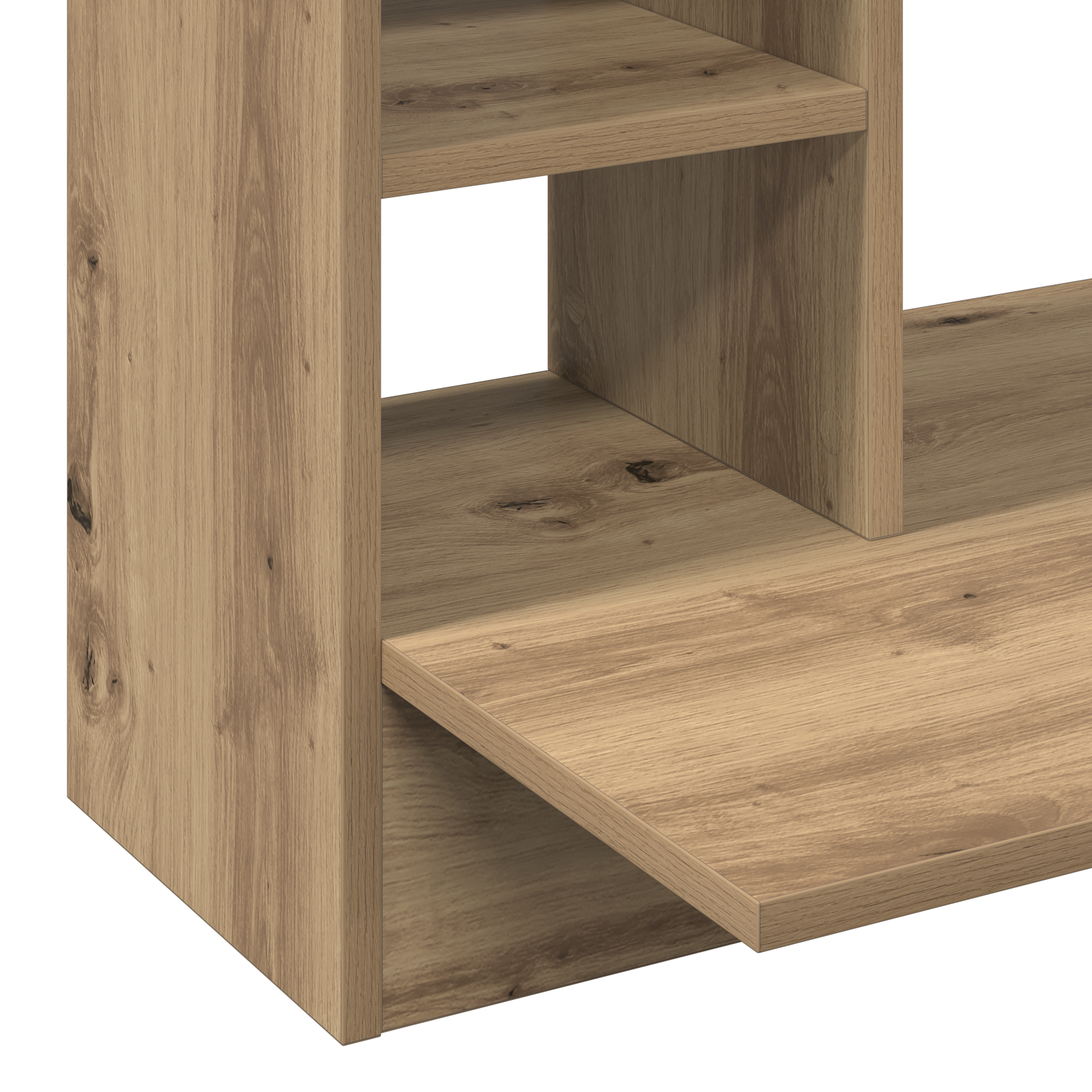 Wall-Mounted Desk Artisan Oak 105x48x75 cm Engineered Wood - Image 8