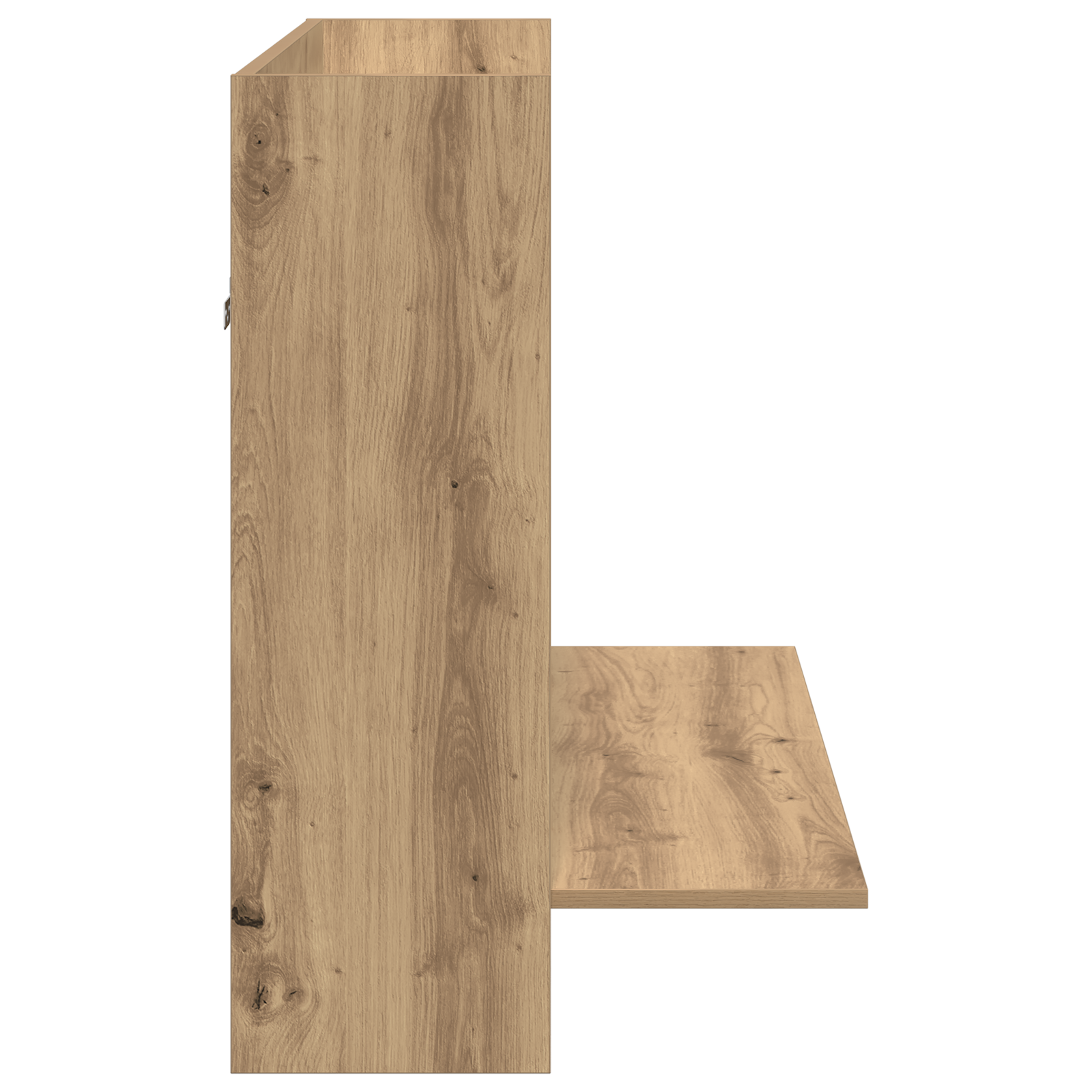 Wall-Mounted Desk Artisan Oak 105x48x75 cm Engineered Wood - Image 6