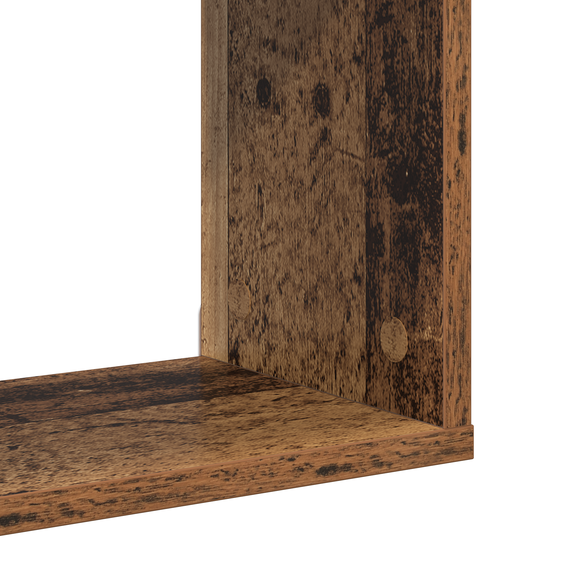 Wall Shelf Old Wood 100x20x53 cm Engineered Wood - Image 8