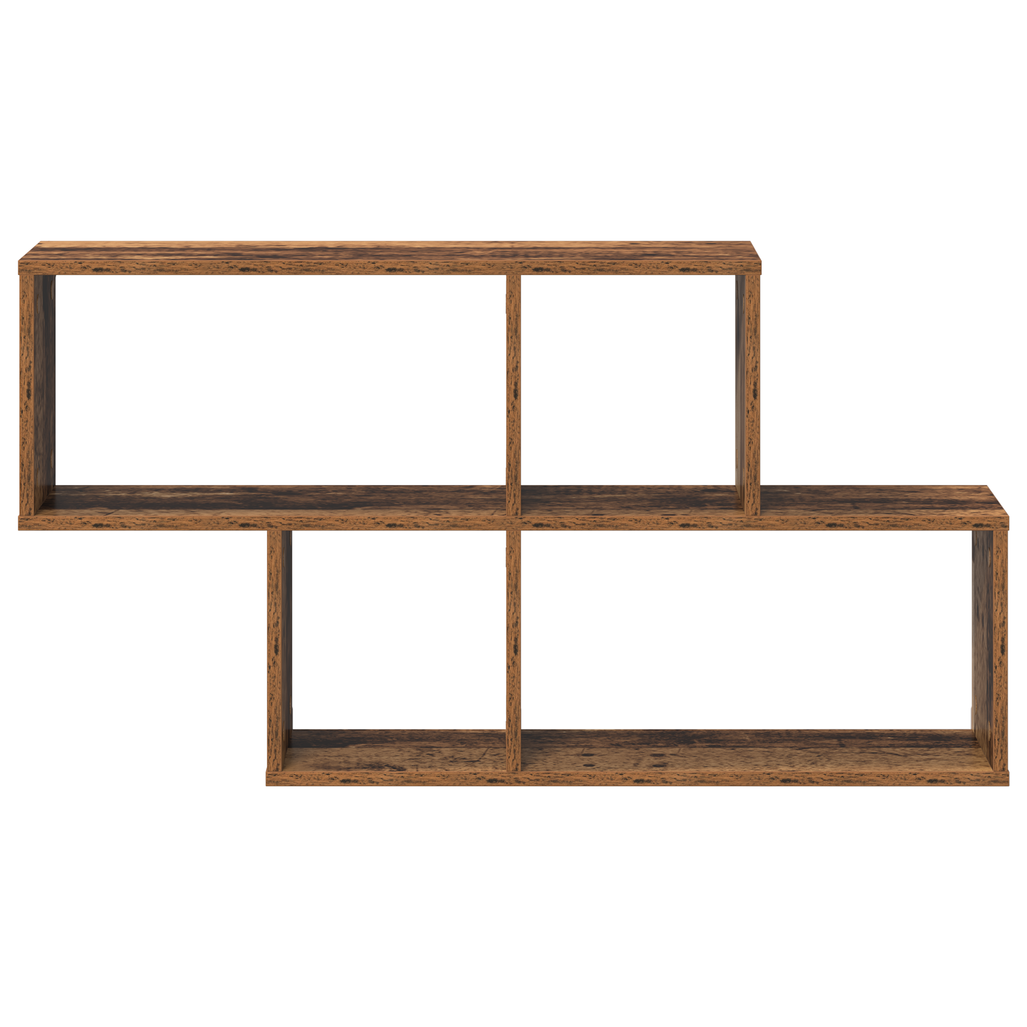 Wall Shelf Old Wood 100x20x53 cm Engineered Wood - Image 5