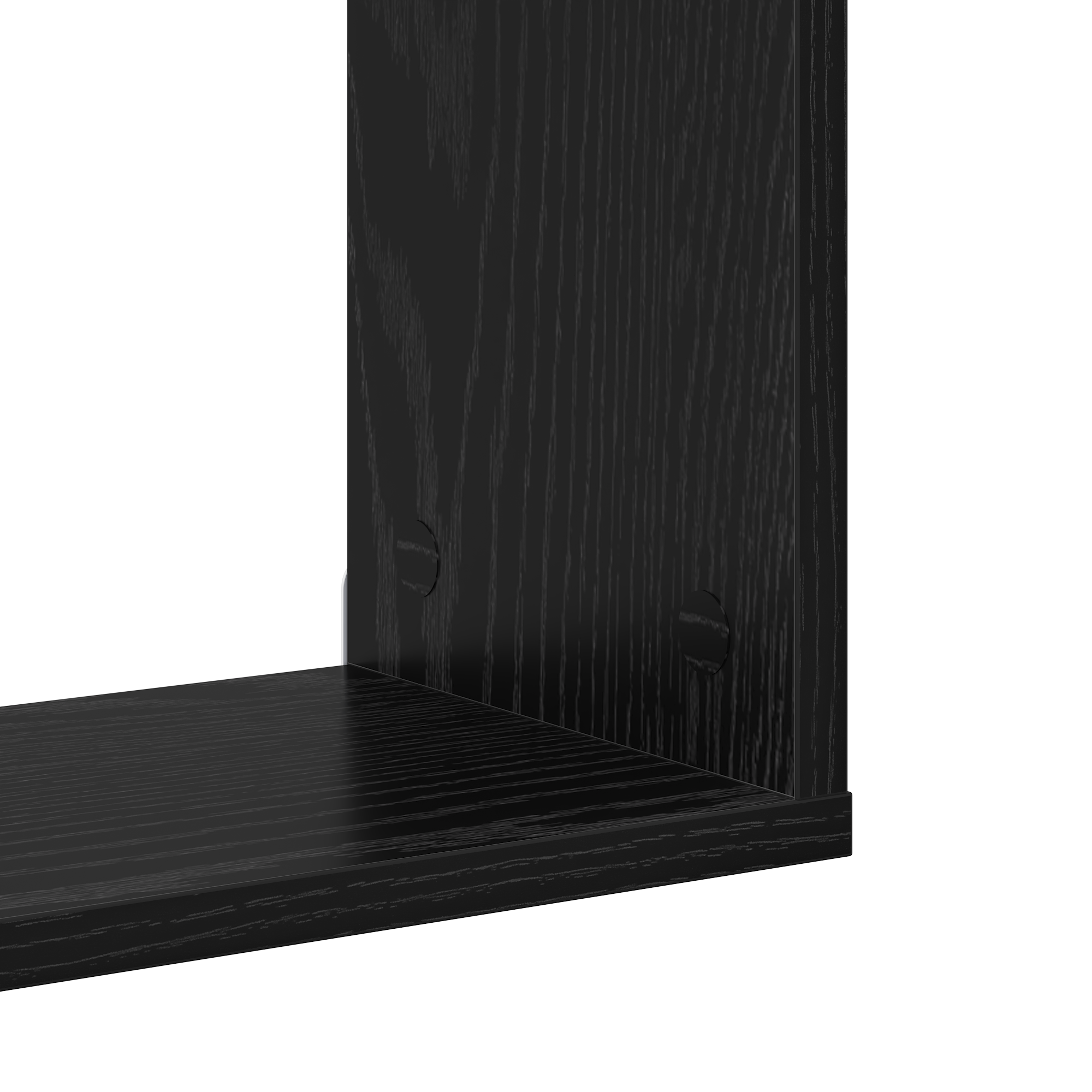 Wall Shelf Black Oak 100x20x53 cm Engineered Wood - Image 8