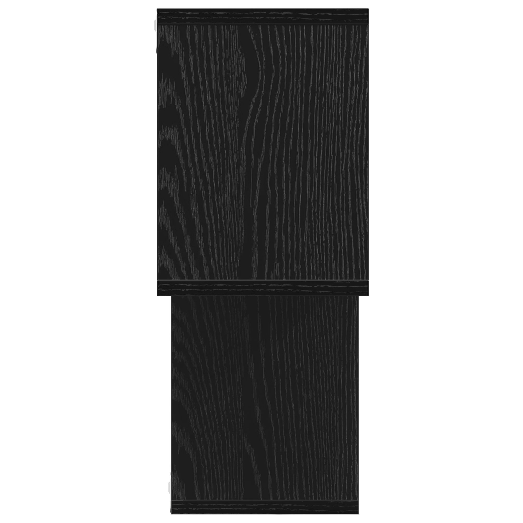 Wall Shelf Black Oak 100x20x53 cm Engineered Wood - Image 6