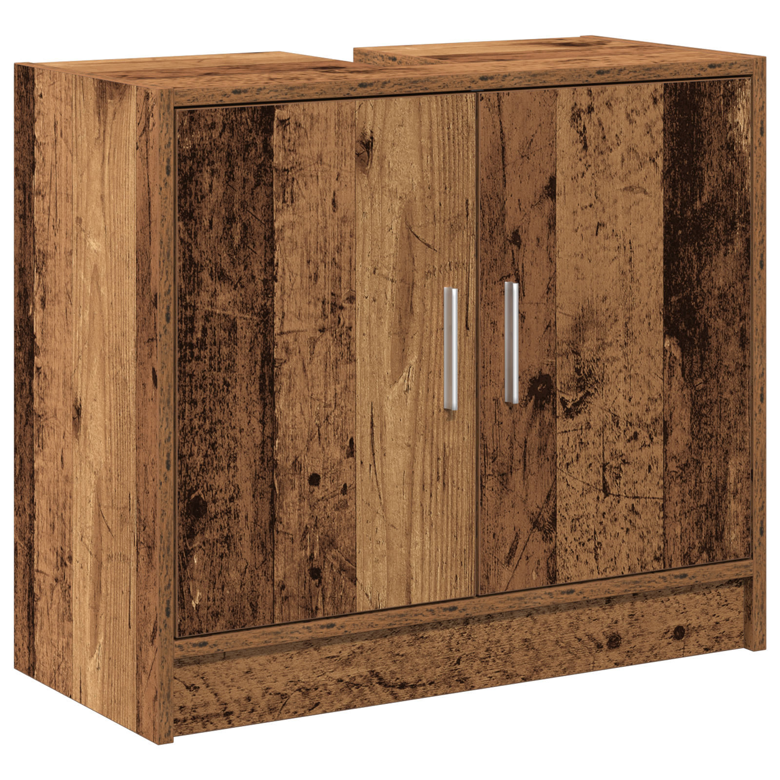 Sink Cabinet Old Wood 63x29x55 cm Engineered Wood - Image 2
