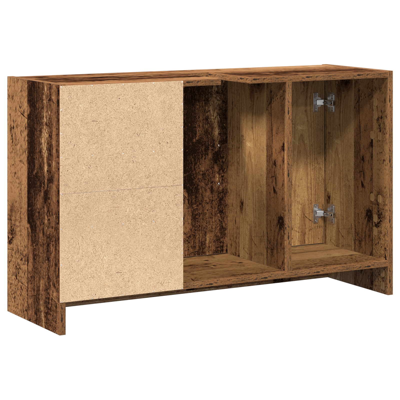 Sink Cabinet Old Wood 90x29x55 cm Engineered Wood - Image 8