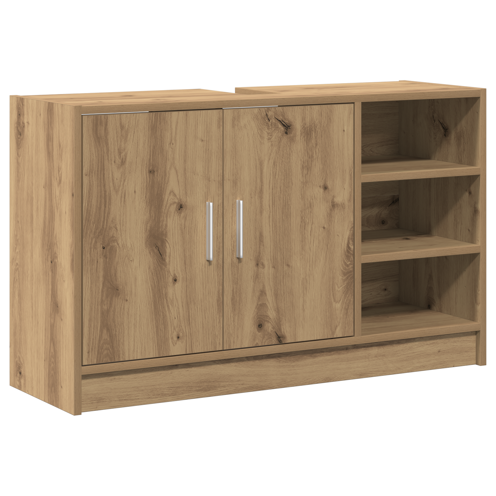 Sink Cabinet Artisan Oak 90x29x55 cm Engineered Wood - Image 2