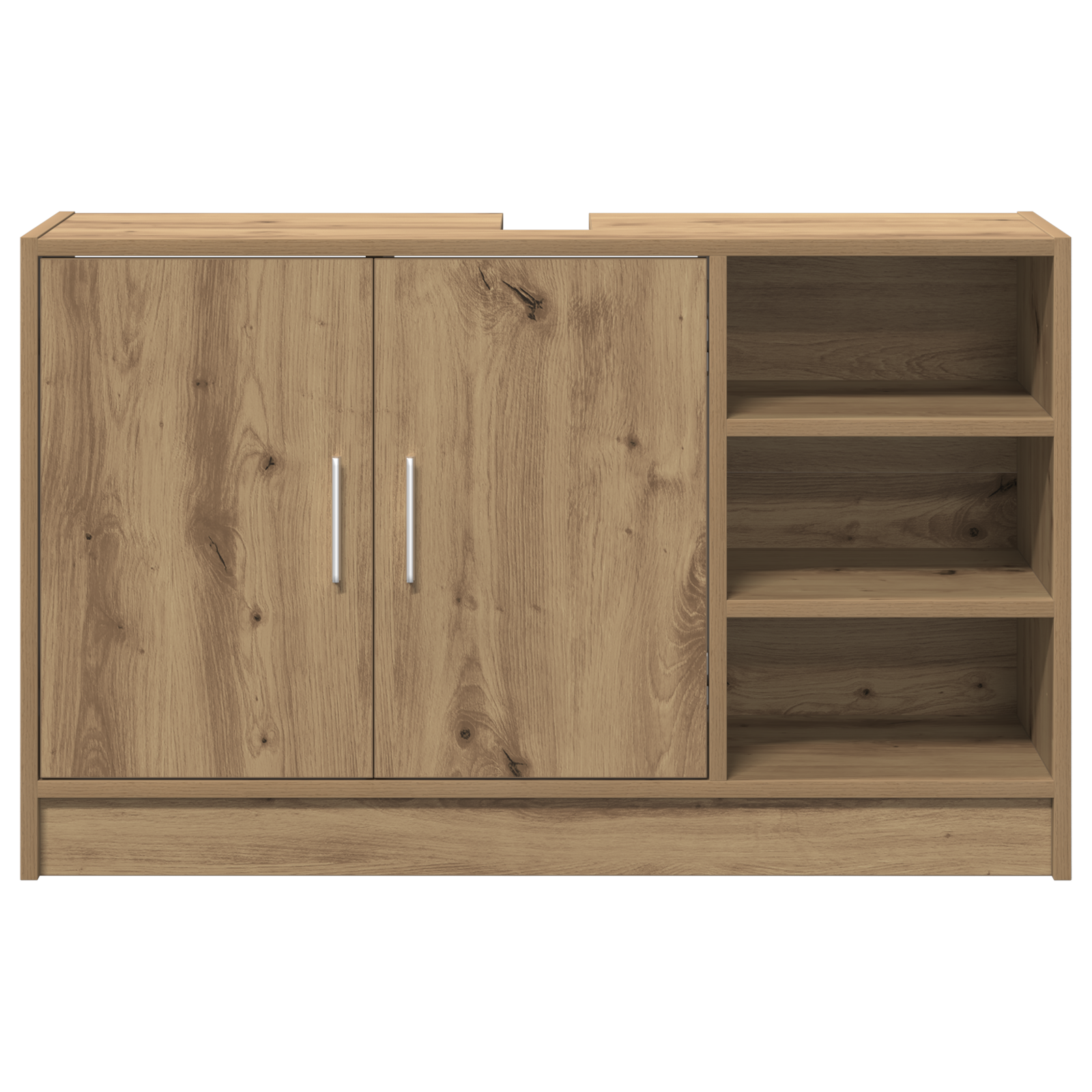Sink Cabinet Artisan Oak 90x29x55 cm Engineered Wood - Image 6