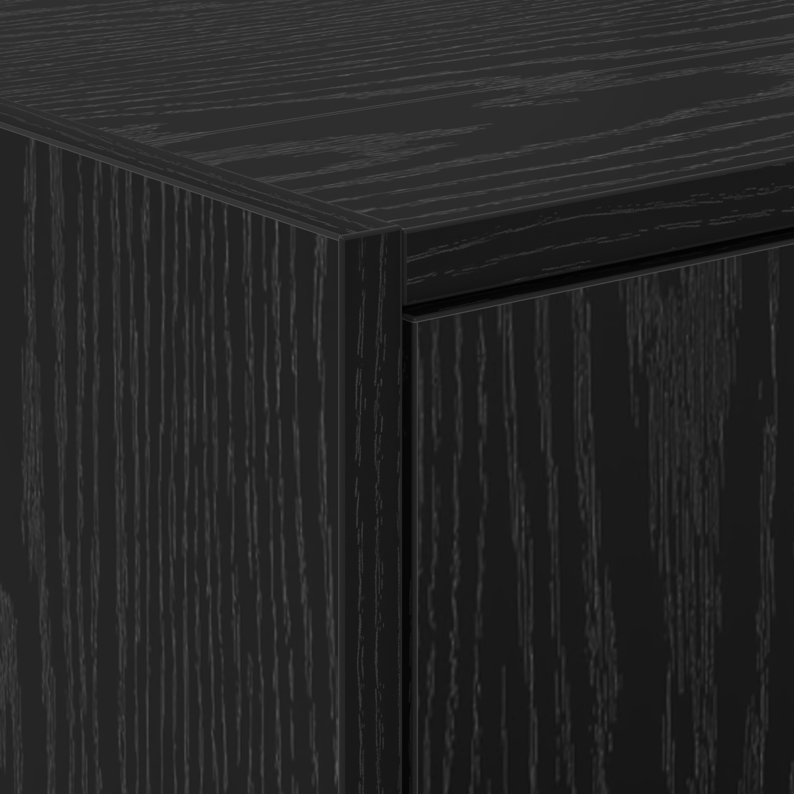 Sink Cabinet Black Oak 90x29x55 cm Engineered Wood - Image 10