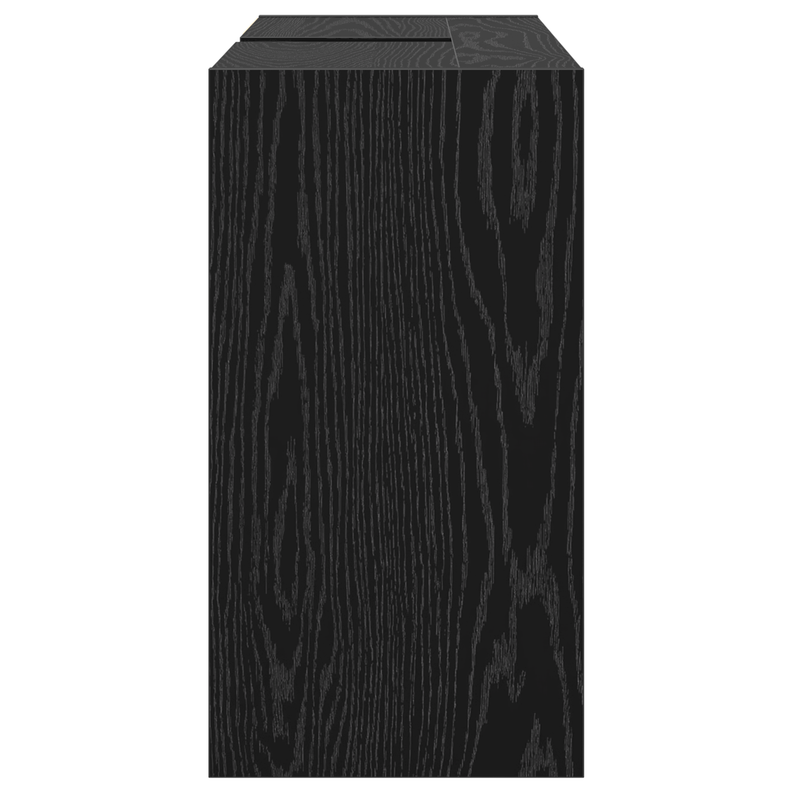 Sink Cabinet Black Oak 90x29x55 cm Engineered Wood - Image 7