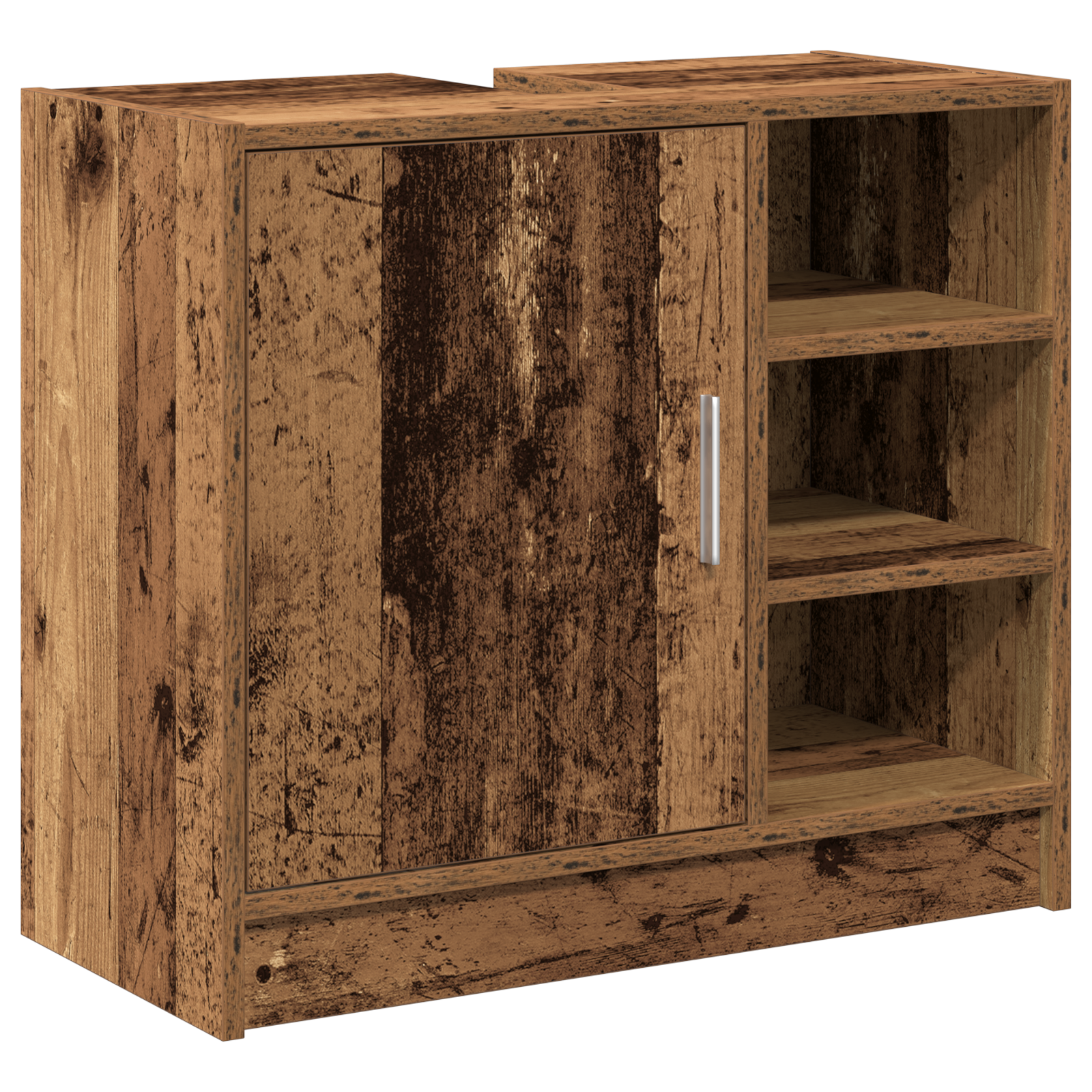 Sink Cabinet Old Wood 63x29x55 cm Engineered Wood - Image 2