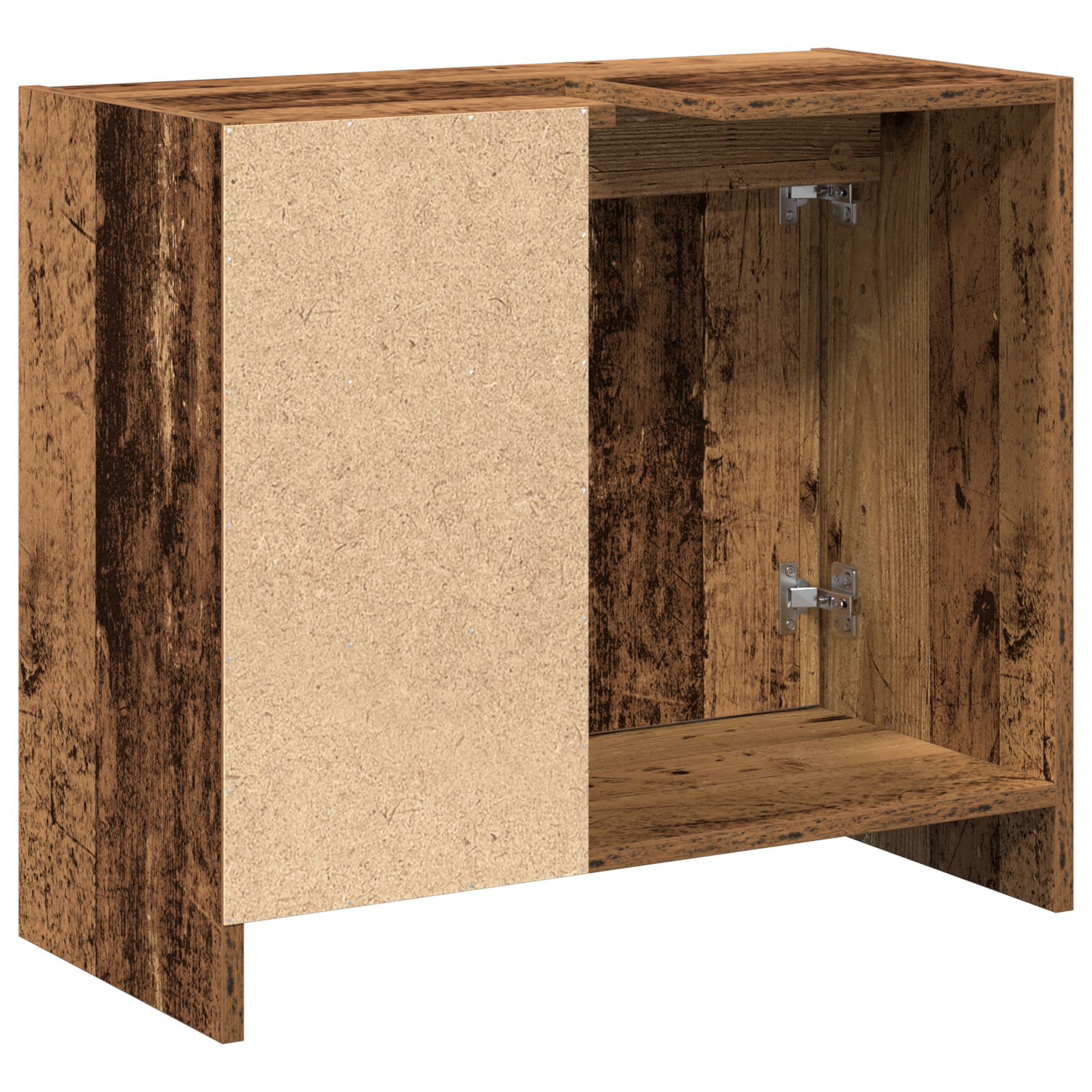 Sink Cabinet Old Wood 63x29x55 cm Engineered Wood - Image 8