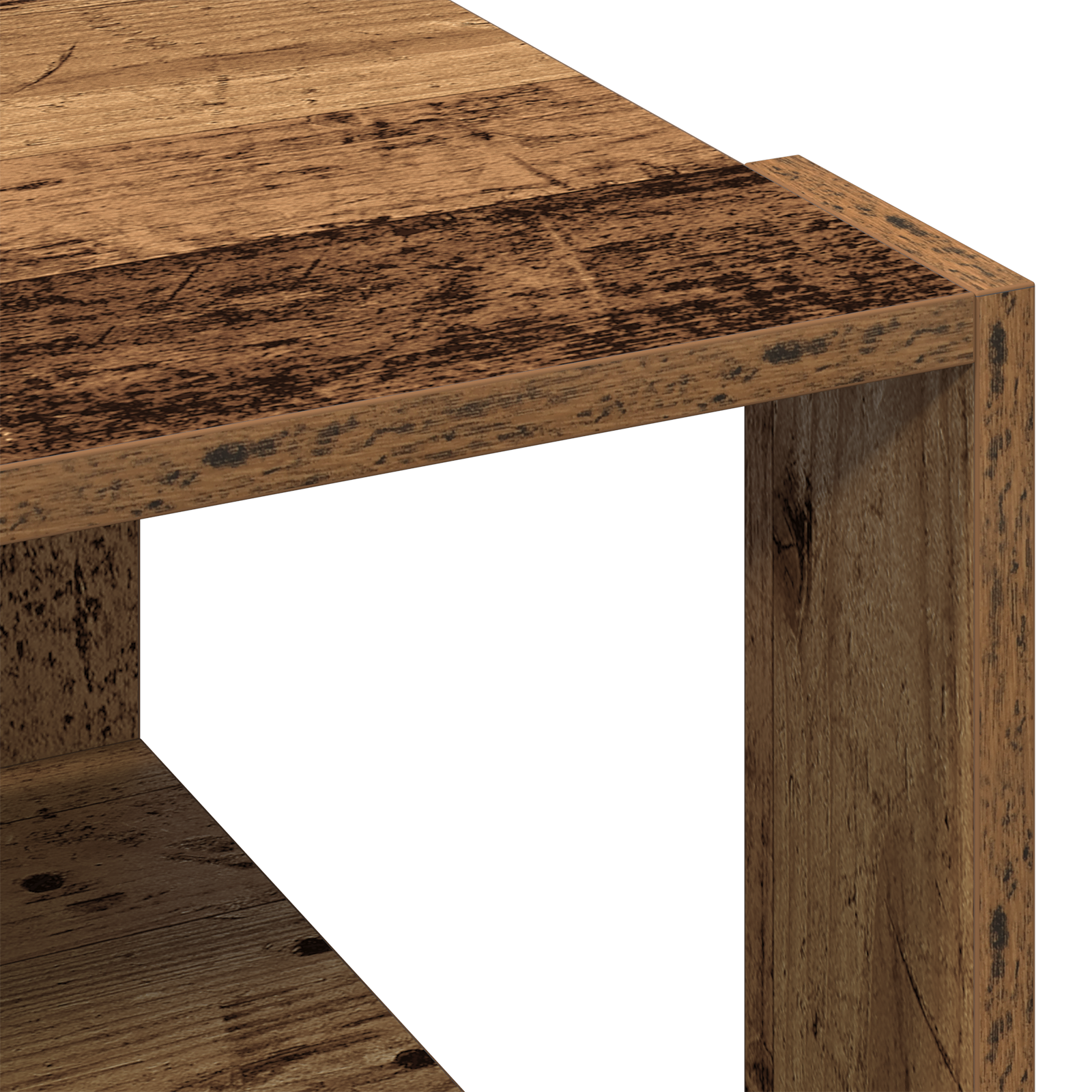 Coffee Table Old Wood 51.5x51.5x30 cm Engineered Wood - Image 8