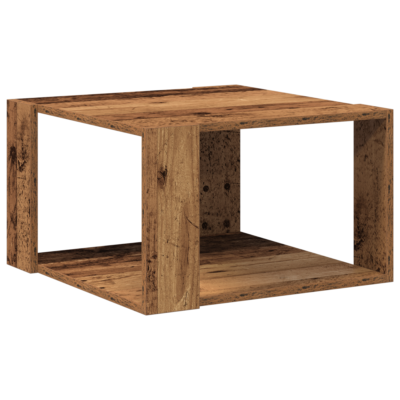 Coffee Table Old Wood 51.5x51.5x30 cm Engineered Wood - Image 2