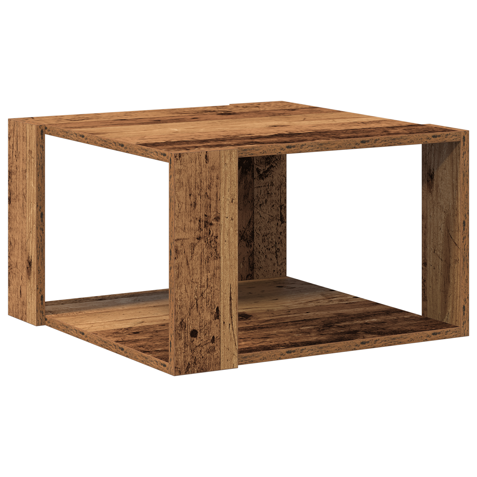 Coffee Table Old Wood 51.5x51.5x30 cm Engineered Wood - Image 7