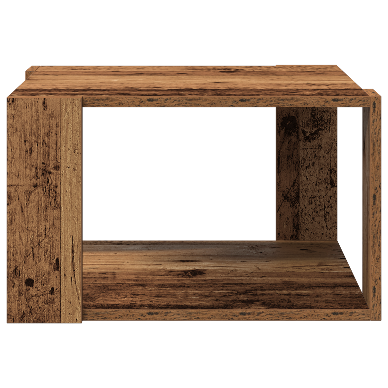 Coffee Table Old Wood 51.5x51.5x30 cm Engineered Wood - Image 5
