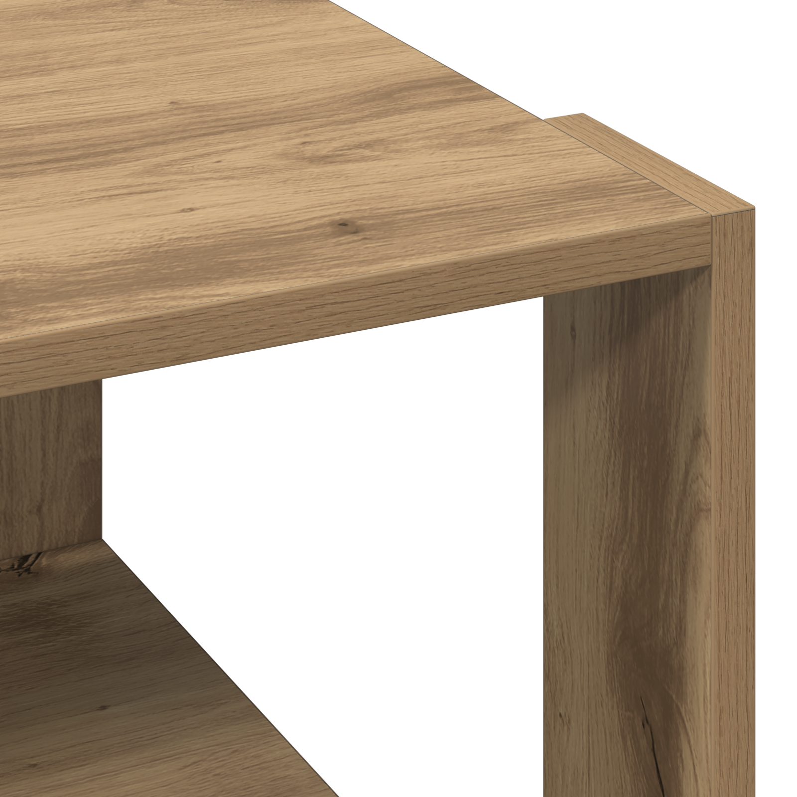 Coffee Table Artisan Oak 51,5x51,5x30 cm Engineered Wood - Image 8