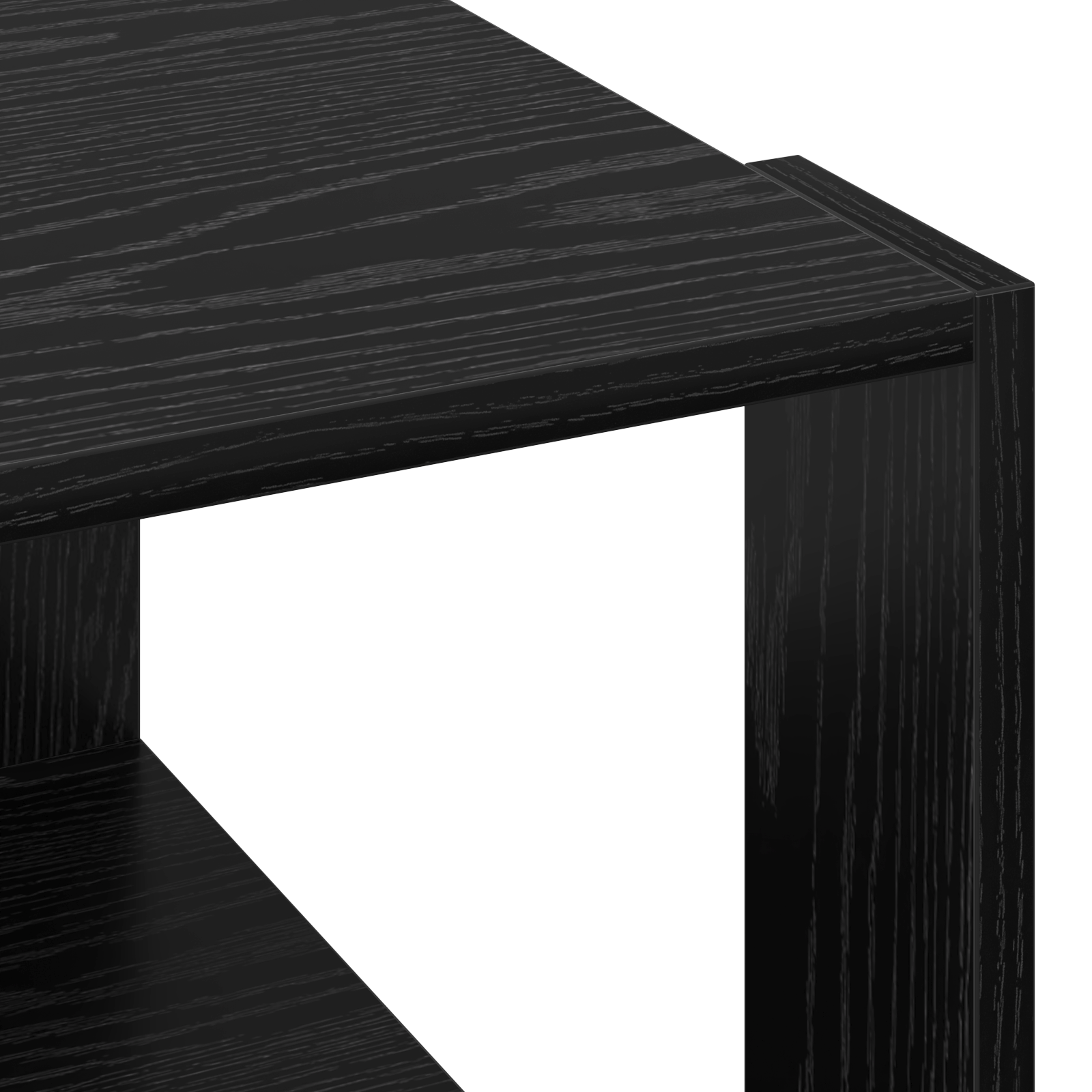 Coffee Table Black Oak 51,5x51,5x30 cm Engineered Wood - Image 8