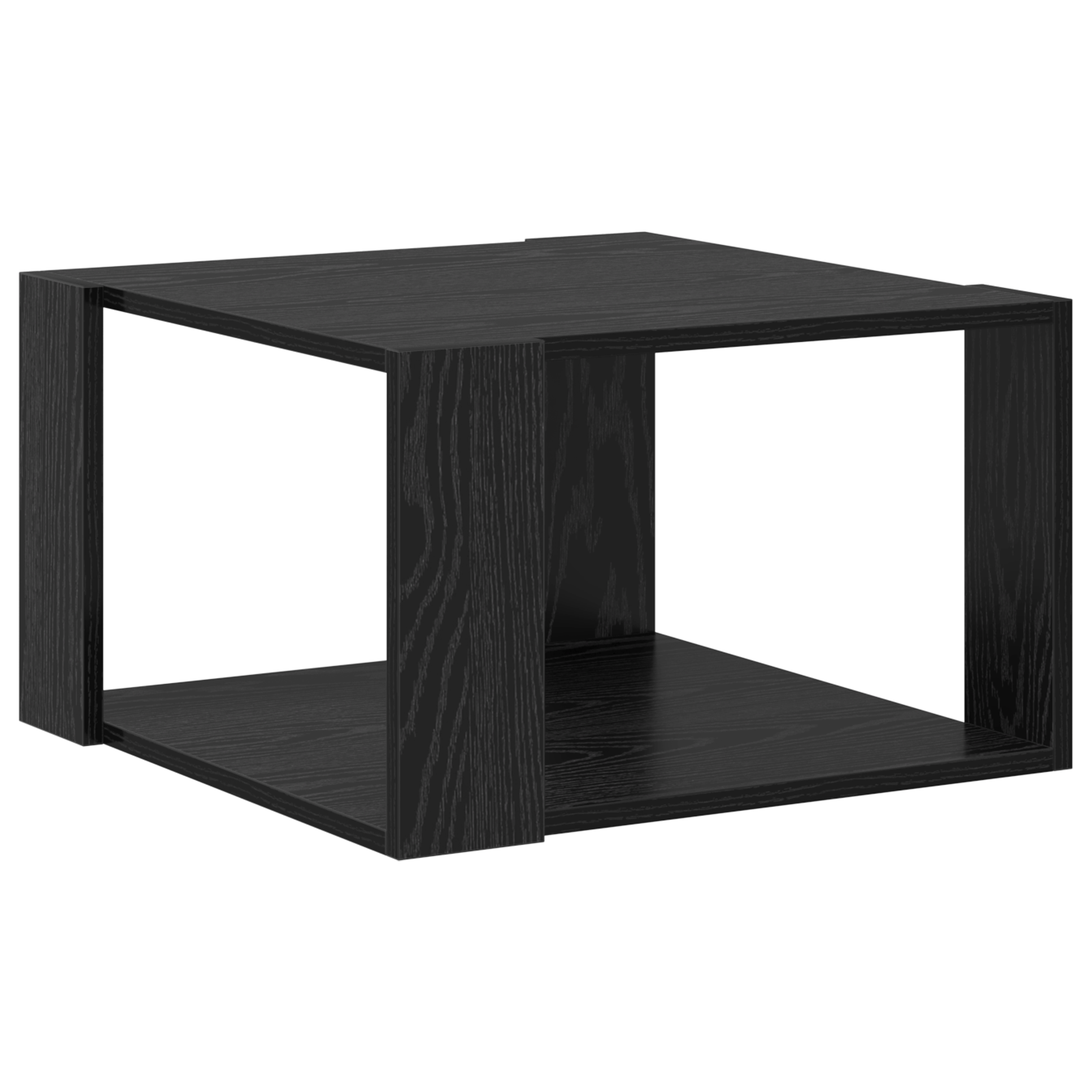 Coffee Table Black Oak 51,5x51,5x30 cm Engineered Wood - Image 7