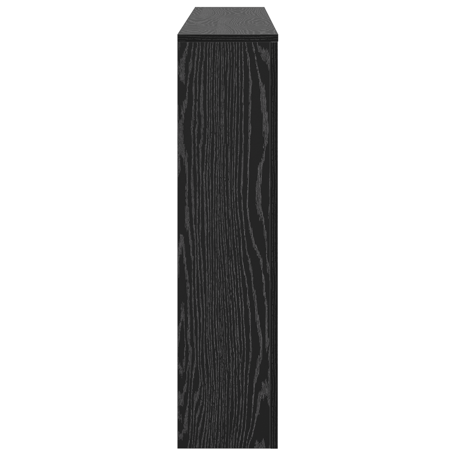 Radiator Cover Black Oak 175x20x82 cm Engineered Wood - Image 5
