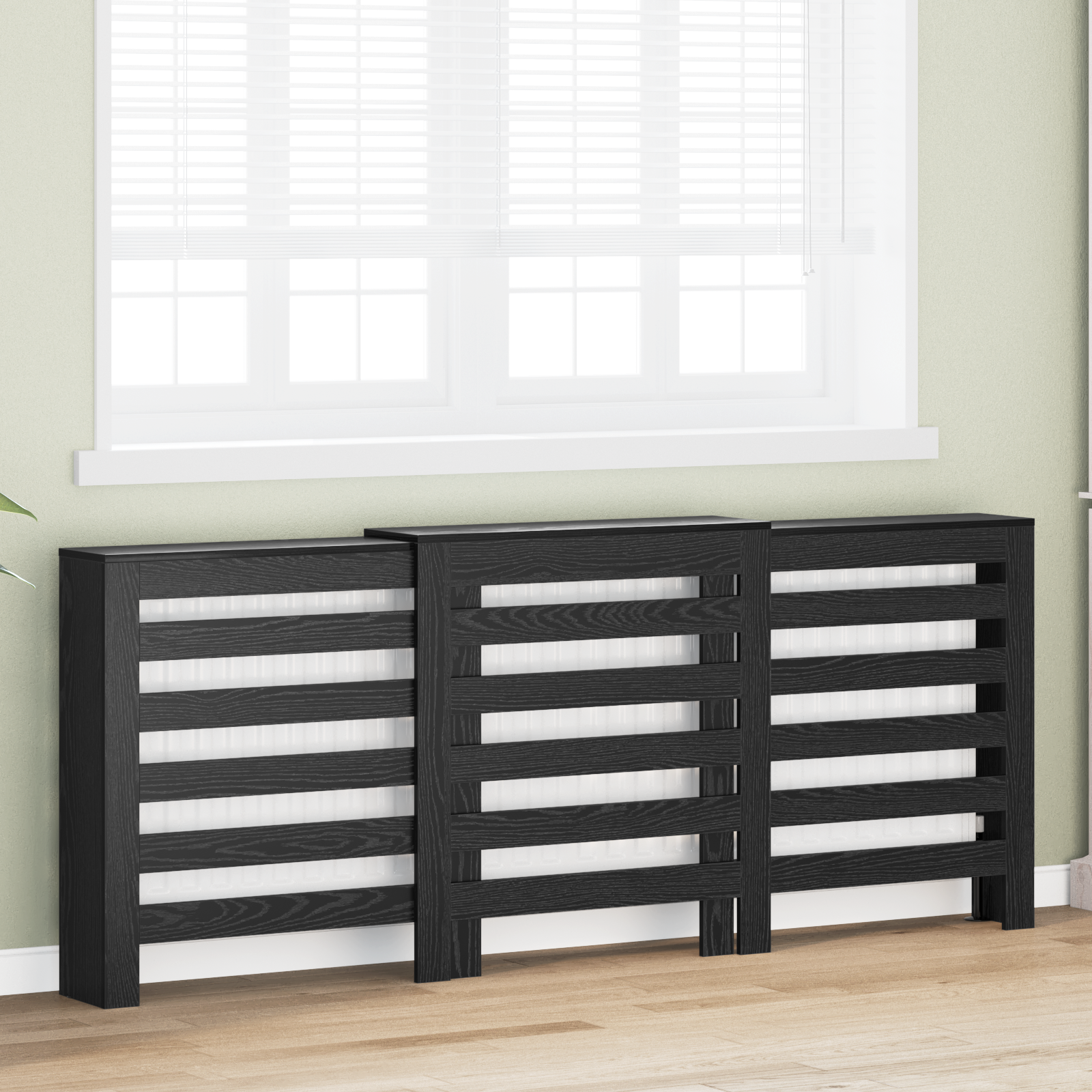Black Oak Radiator Cover Black oak Solid Oak wood - Image 3