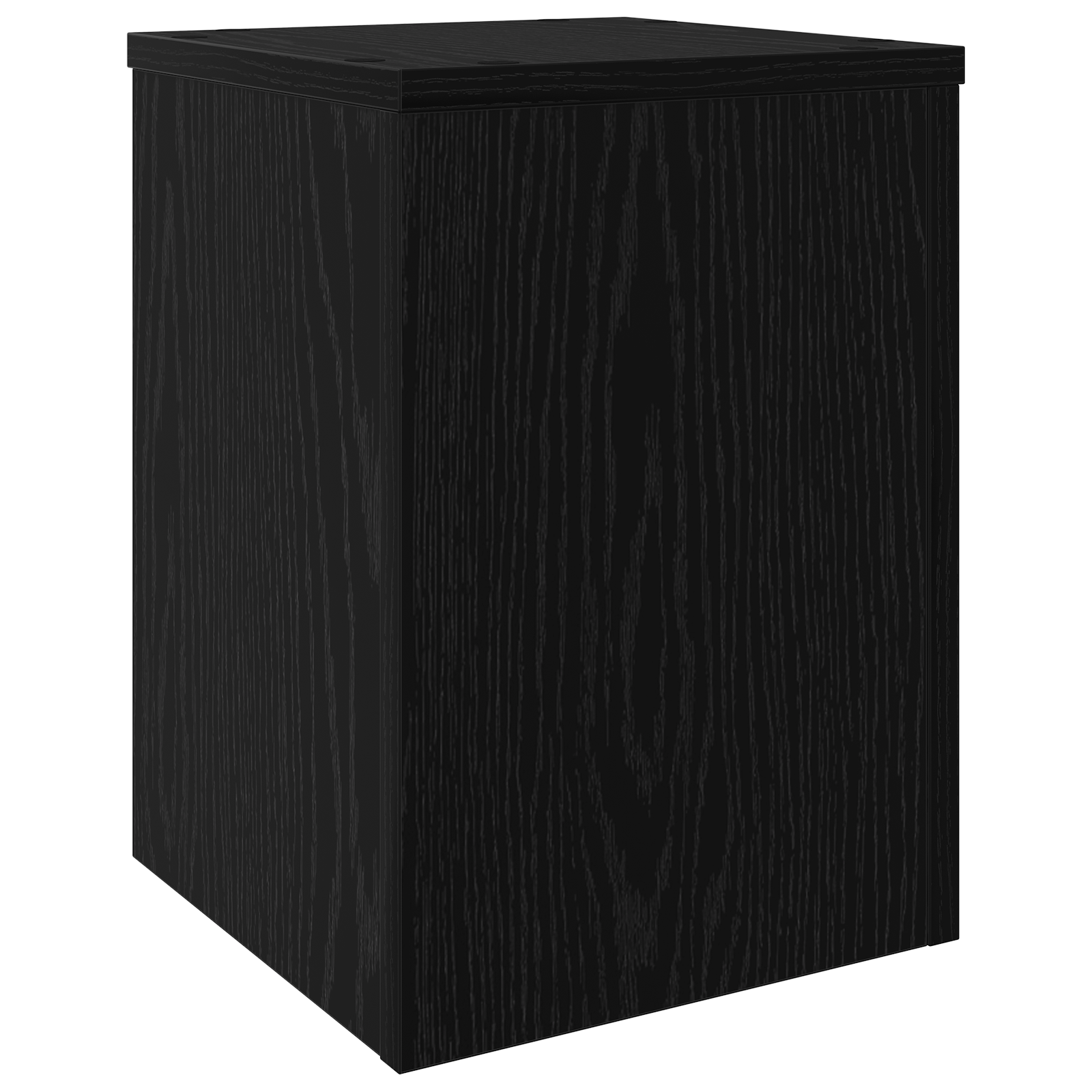 Augalų stovai 2 vnt. Juodas ąžuolas 25x25x35 cm Apdirbtas medis - Image 5