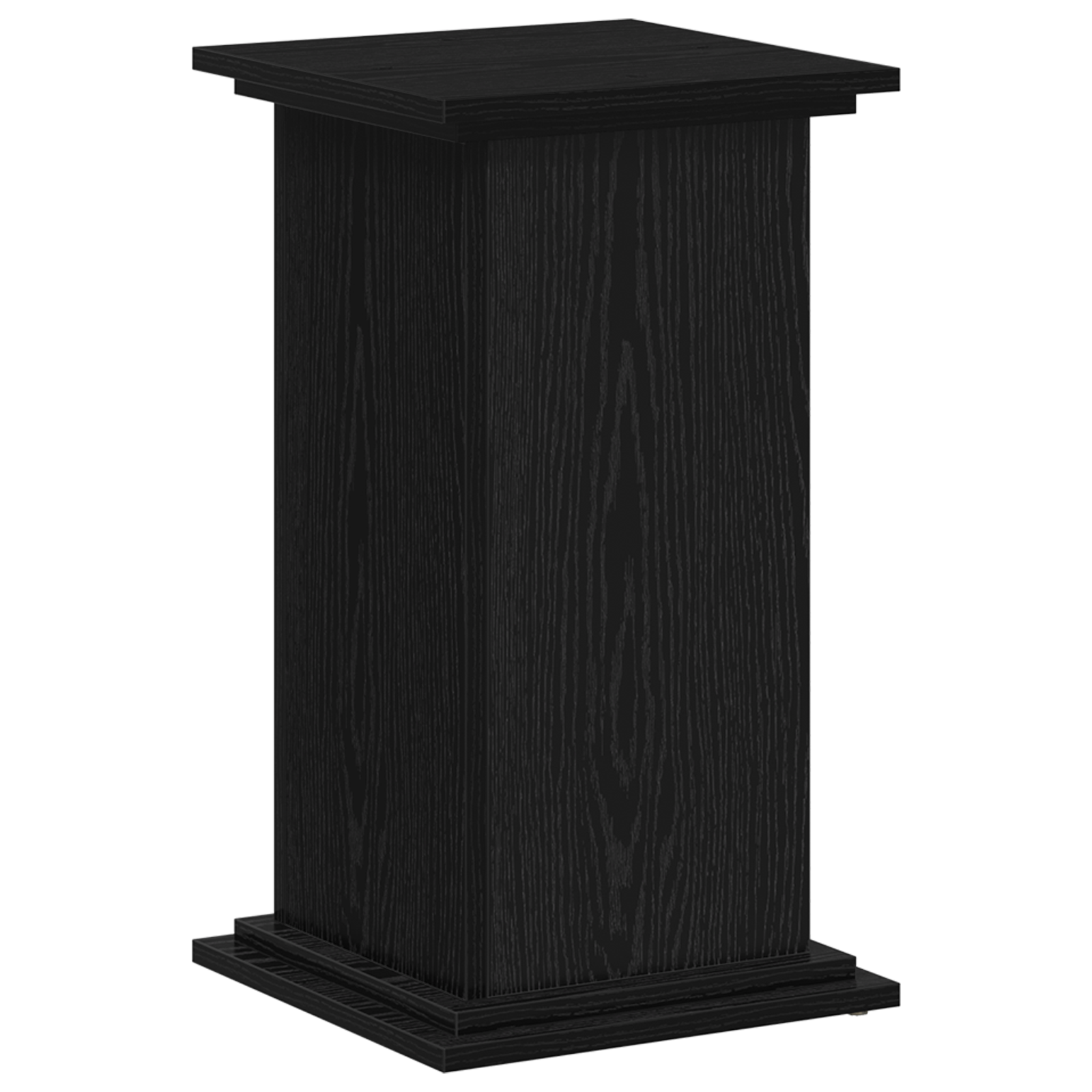 Plant Stand Black Oak 33x33x60 cm Engineered Wood - Image 5