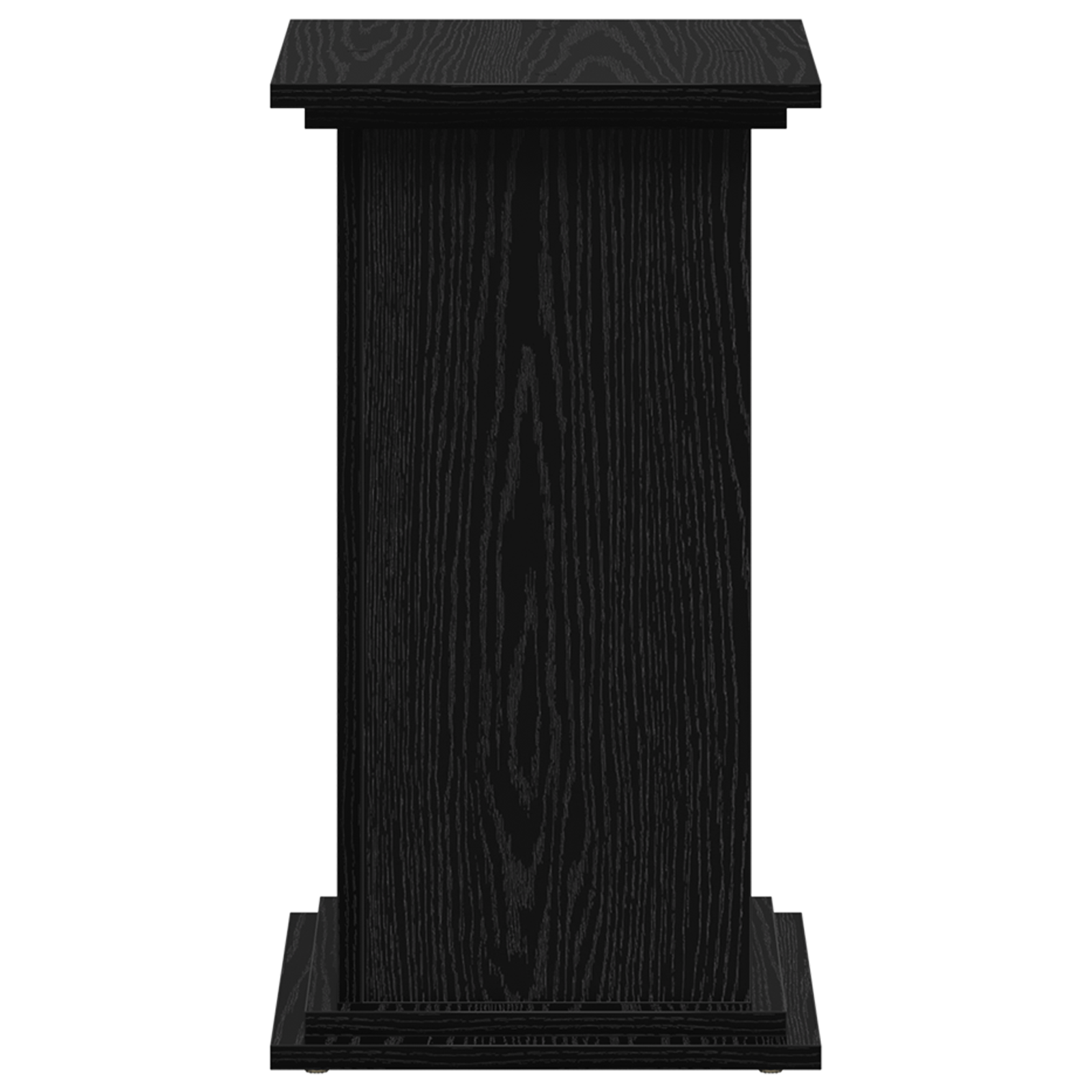 Plant Stand Black Oak 33x33x60 cm Engineered Wood - Image 6