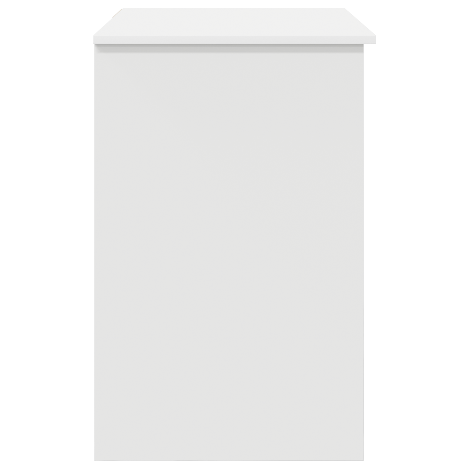 Desk with Storage White 90x49.5x75 cm Engineered wood - Image 6