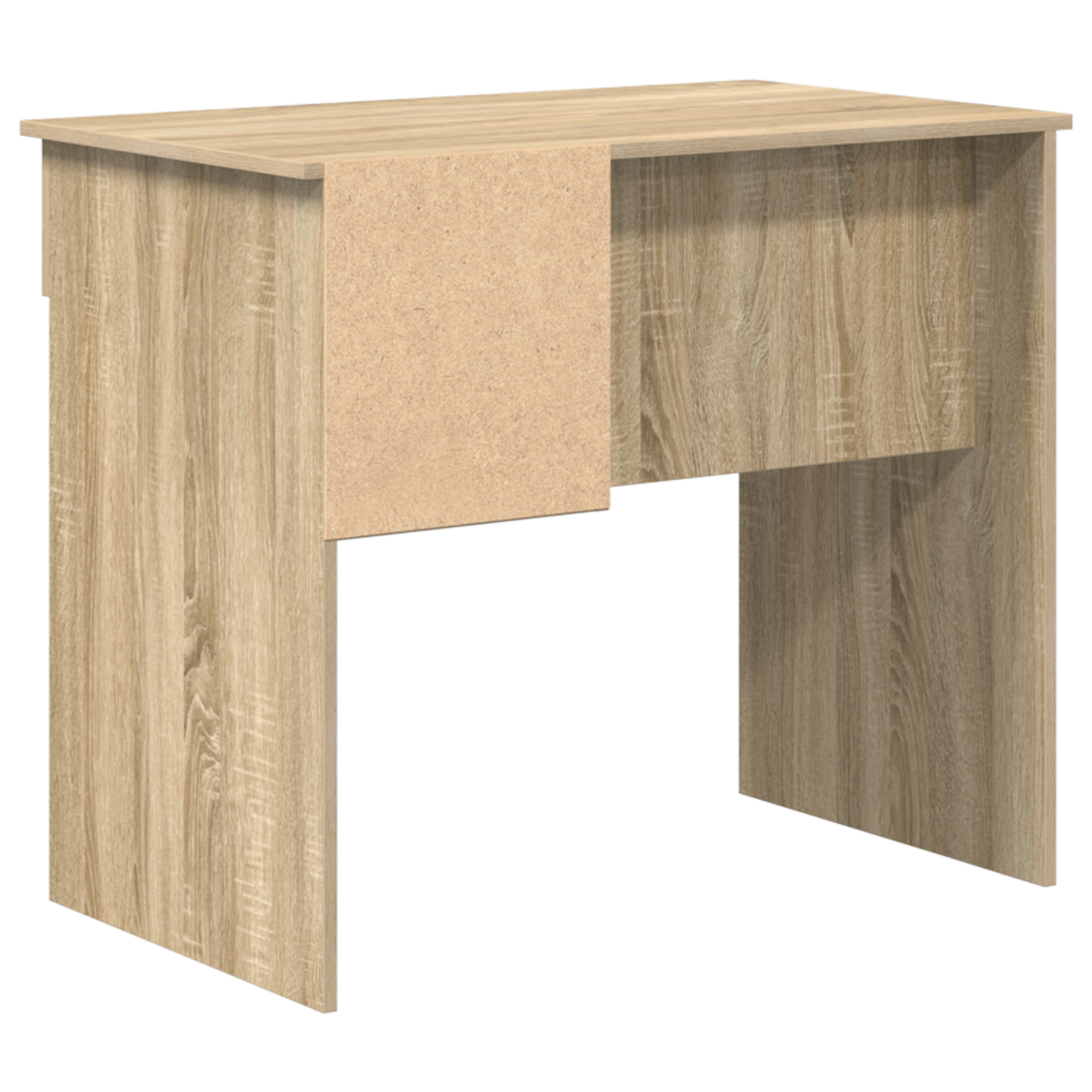 Desk with Storage Sonoma Oak 90x49.5x75 cm Engineered wood - Image 7