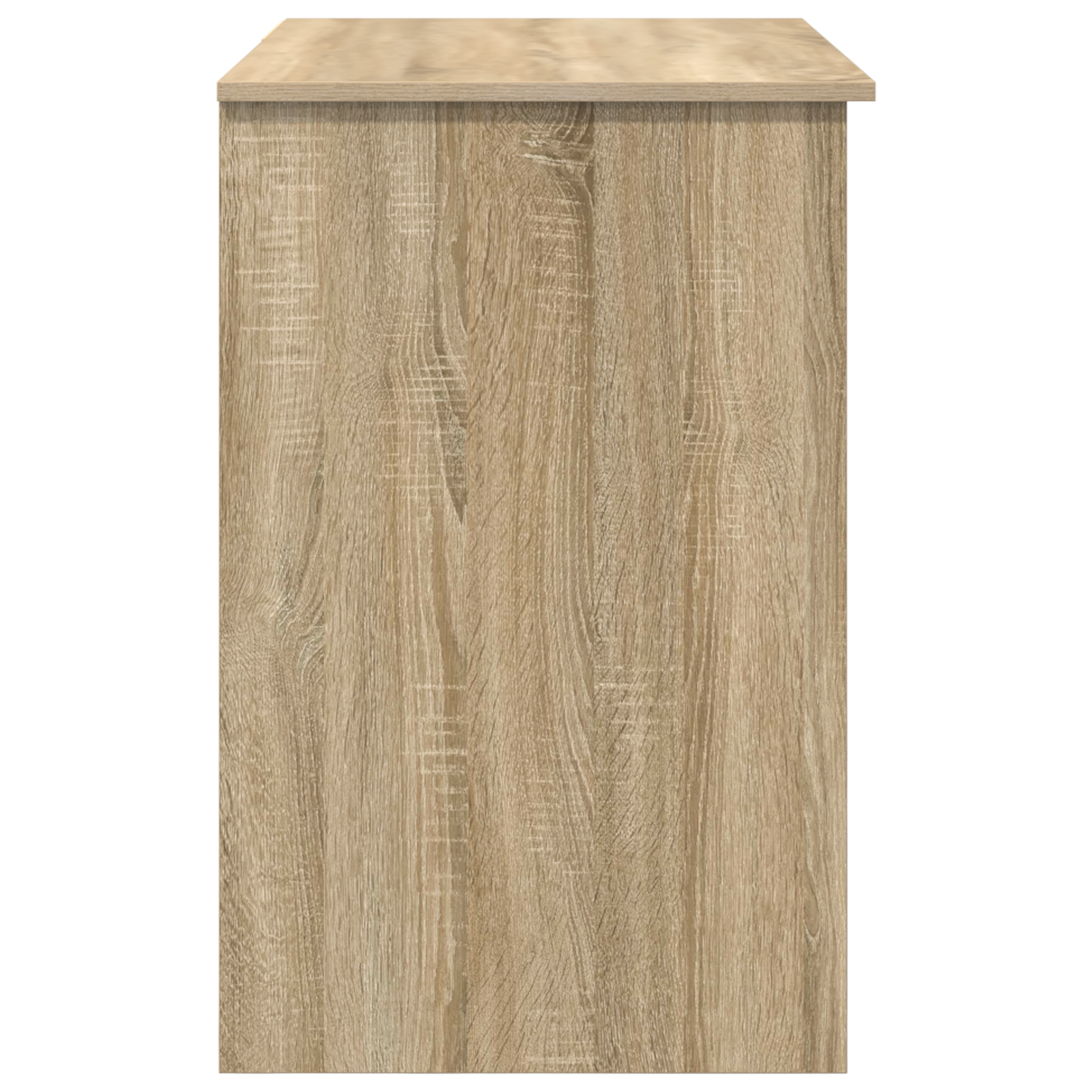 Desk with Storage Sonoma Oak 90x49.5x75 cm Engineered wood - Image 6