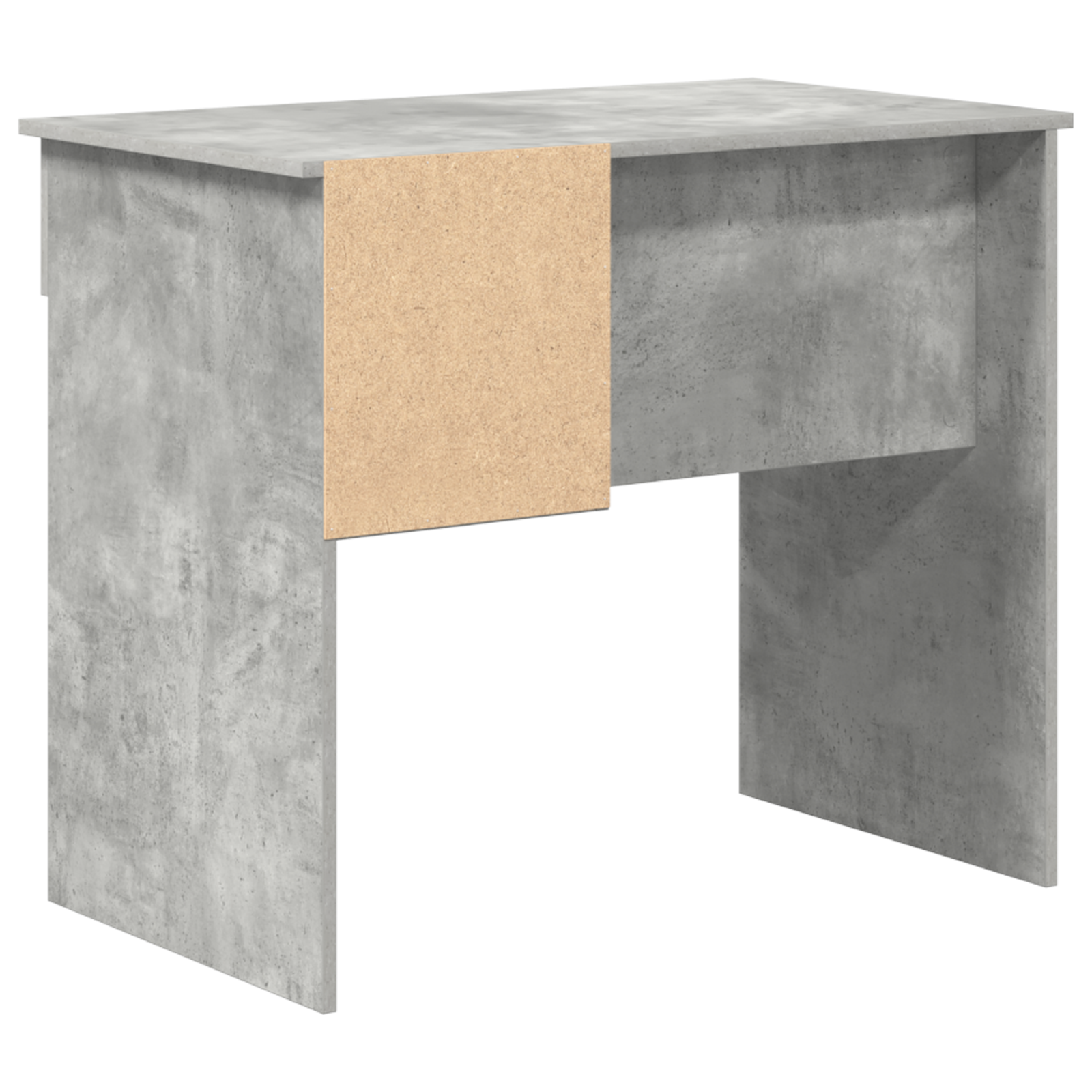 Desk with Storage Concrete Grey 90x49.5x75 cm Engineered wood - Image 7