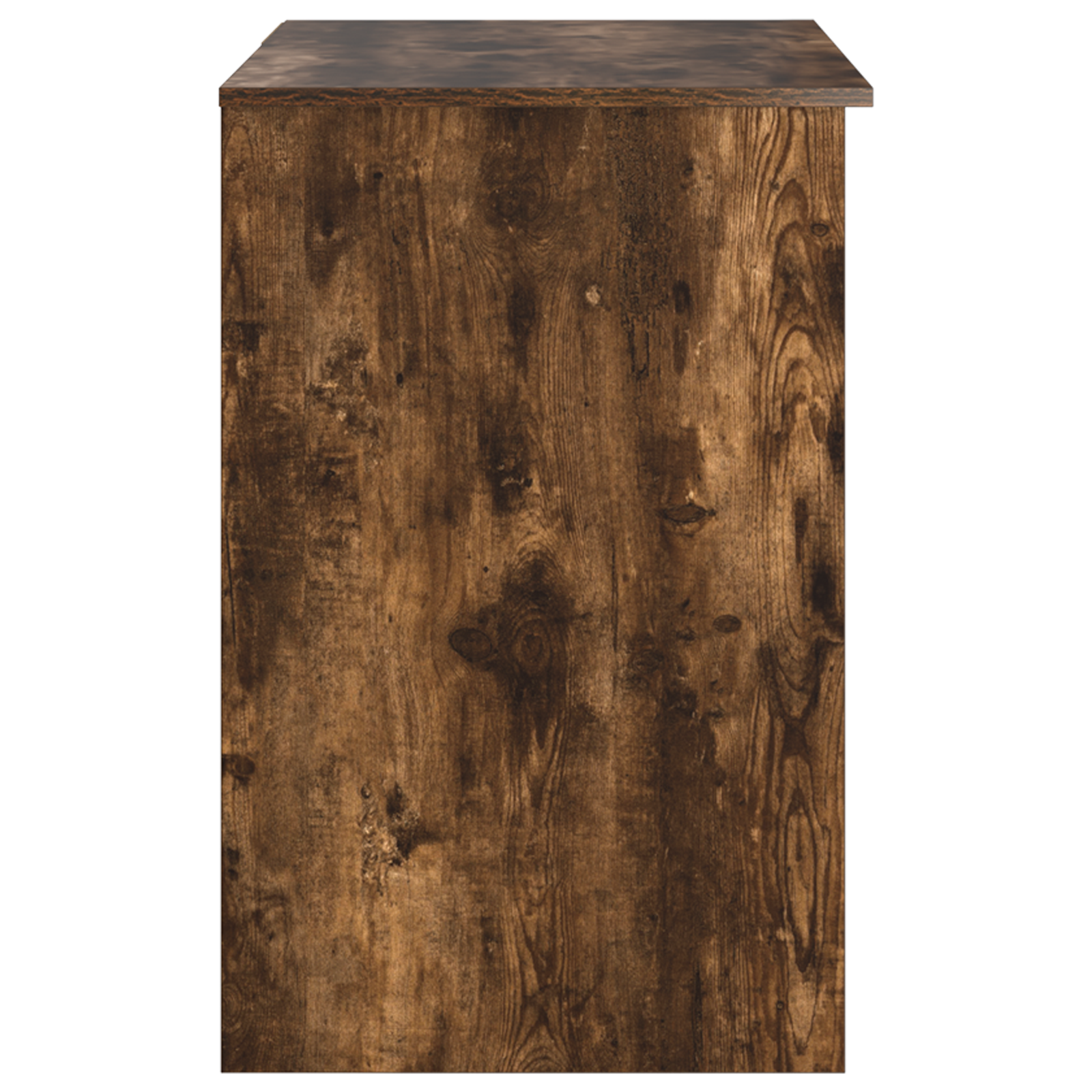 Desk with Storage Smoked Oak 90x49.5x75 cm Engineered wood - Image 6