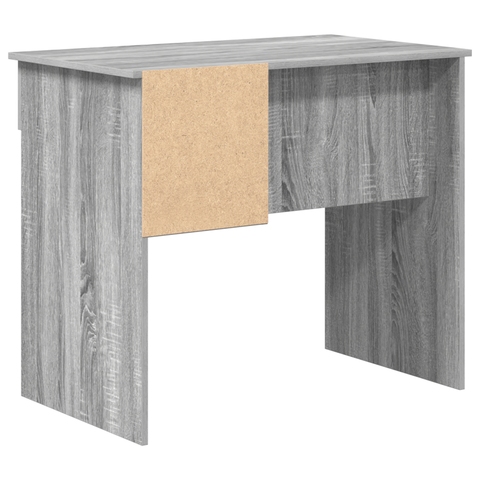 Desk with Storage Grey Sonoma 90x49.5x75 cm Engineered wood - Image 7