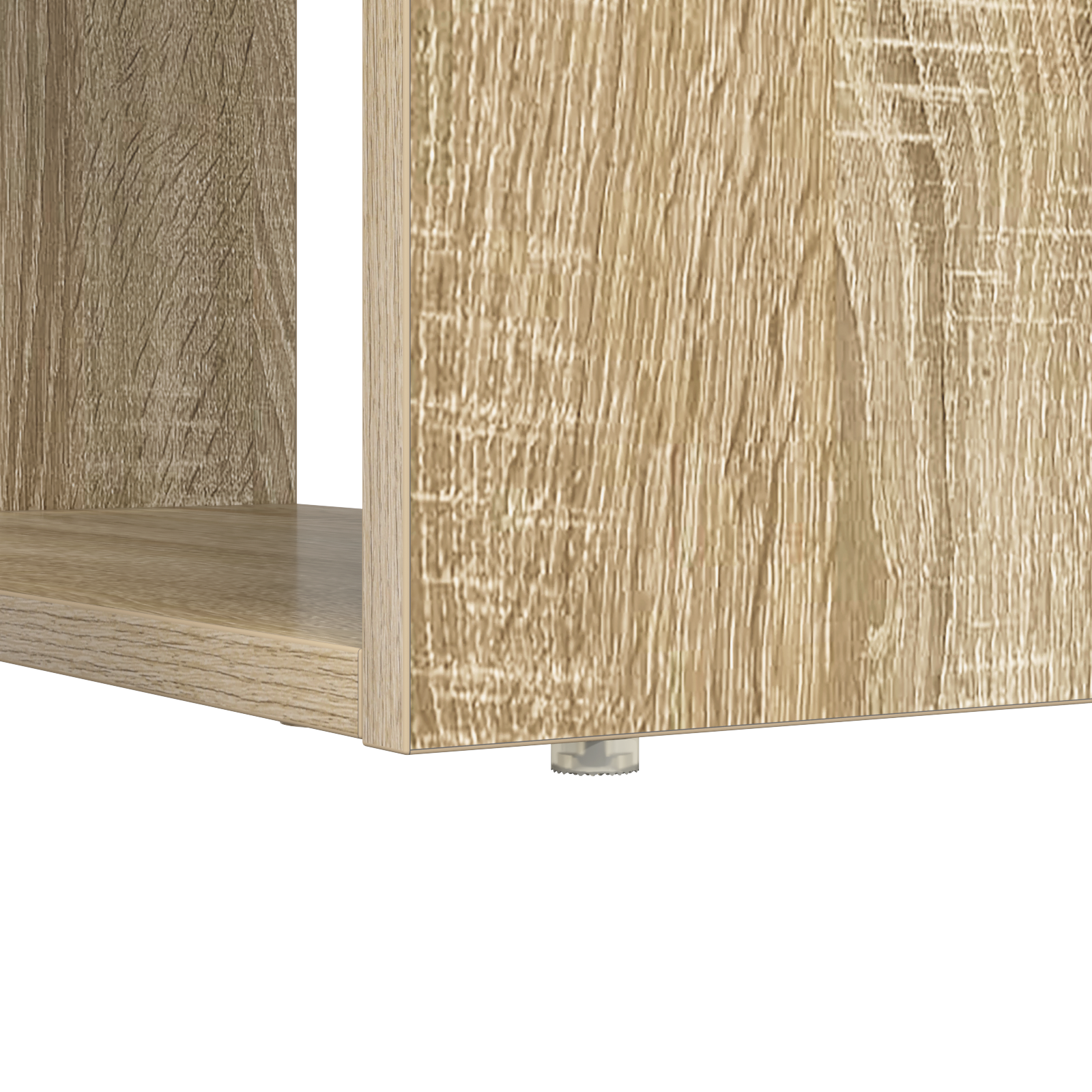 Desk with Storage Sonoma Oak 113x54x120 cm Engineered Wood - Image 8