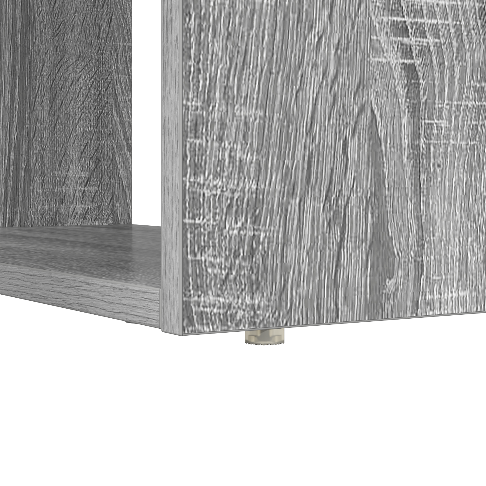 Desk with Storage Grey Sonoma 113x54x120 cm Engineered Wood - Image 8