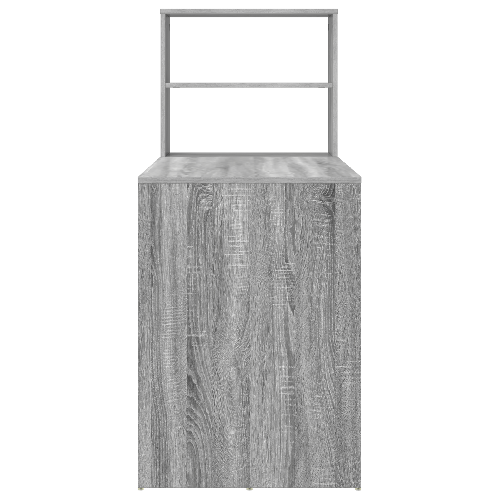 Desk with Storage Grey Sonoma 113x54x120 cm Engineered Wood - Image 5