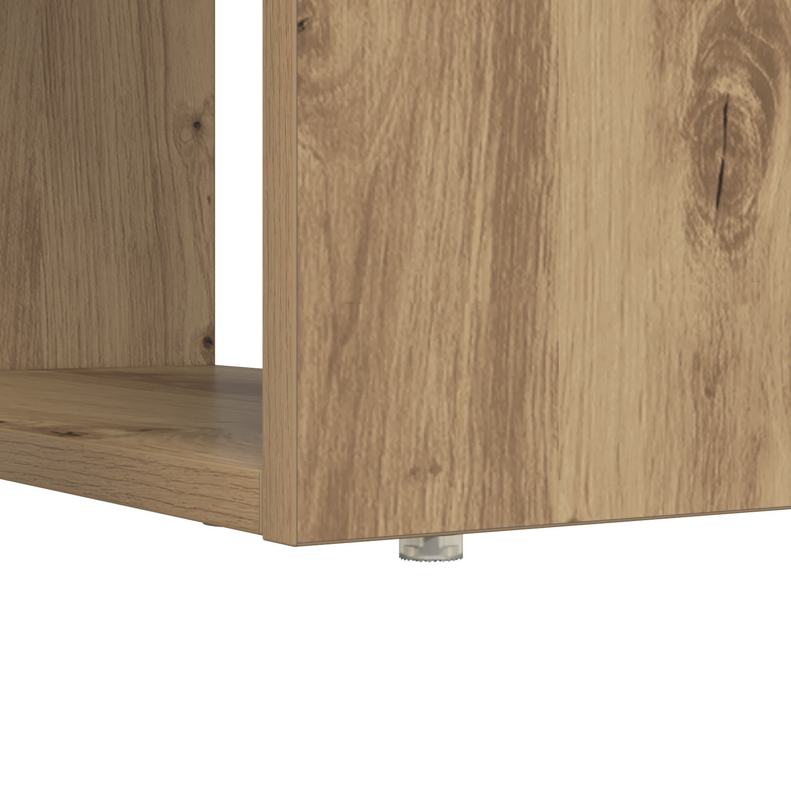 Desk with Storage Artisan Oak 113x54x120 cm Engineered Wood - Image 8