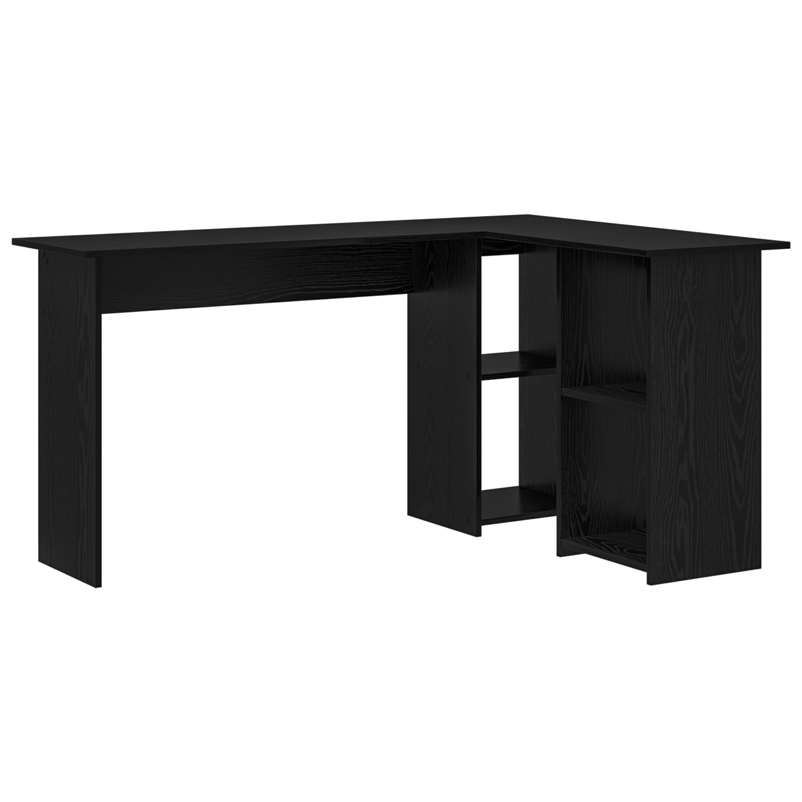 Black Oak Desk Black oak Engineered wood Medium Black Oak Desk - Image 2