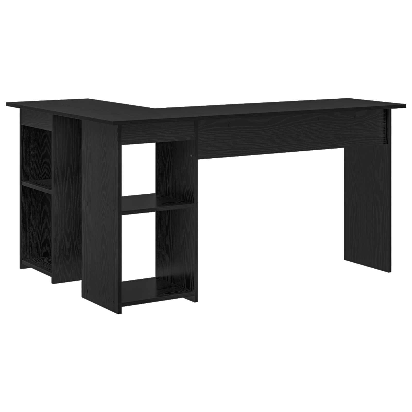 Black Oak Desk Black oak Engineered wood Medium Black Oak Desk - Image 6