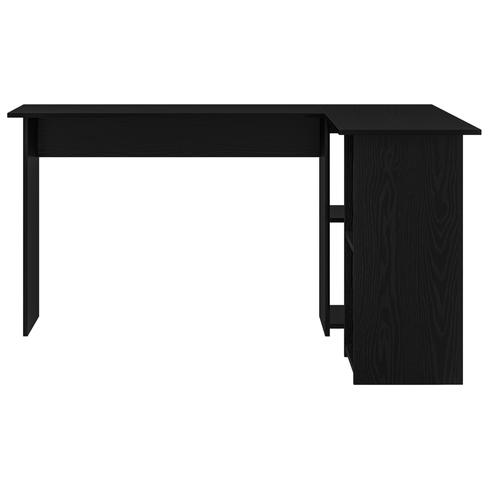Black Oak Desk Black oak Engineered wood Medium Black Oak Desk - Image 4