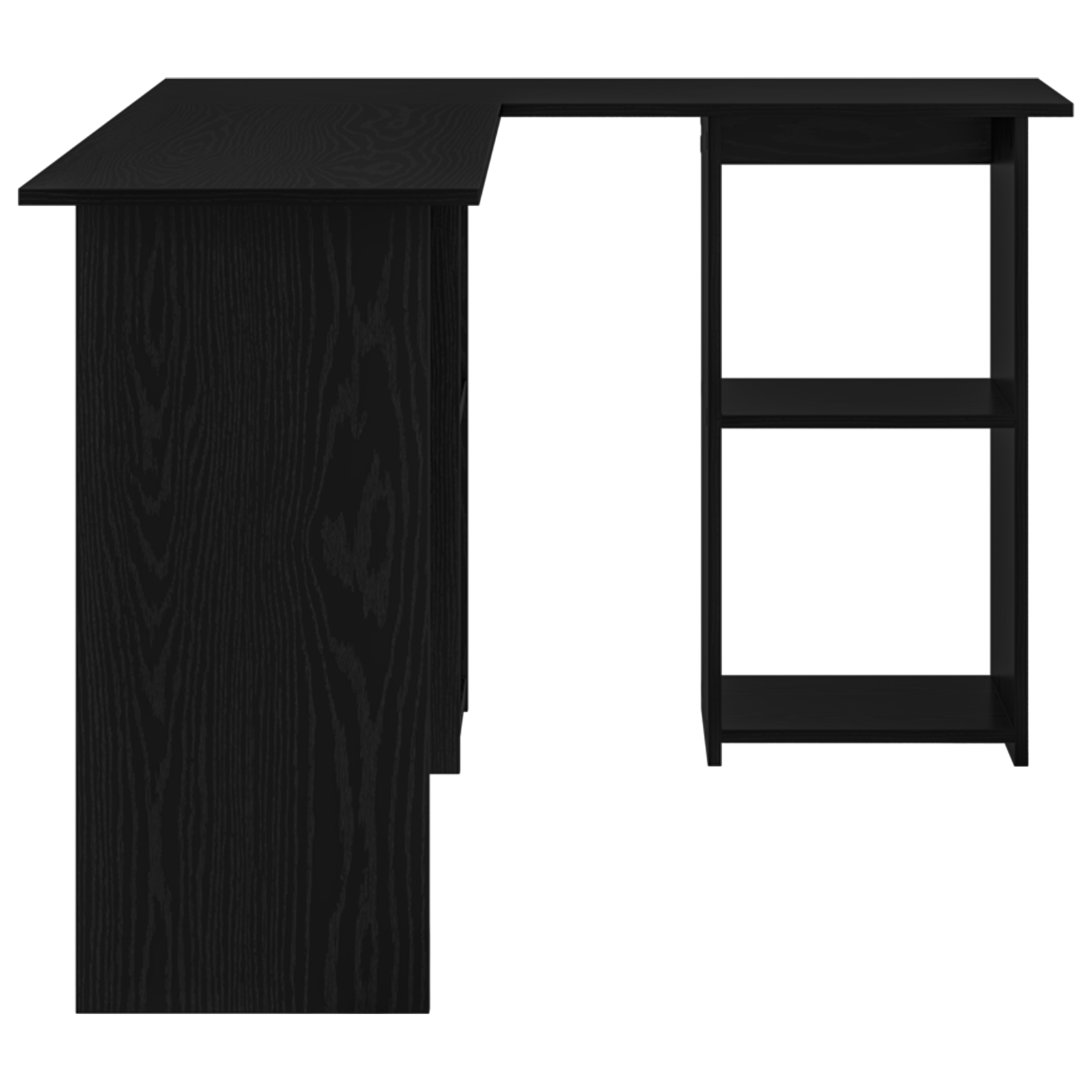 Black Oak Desk Black oak Engineered wood Medium Black Oak Desk - Image 5