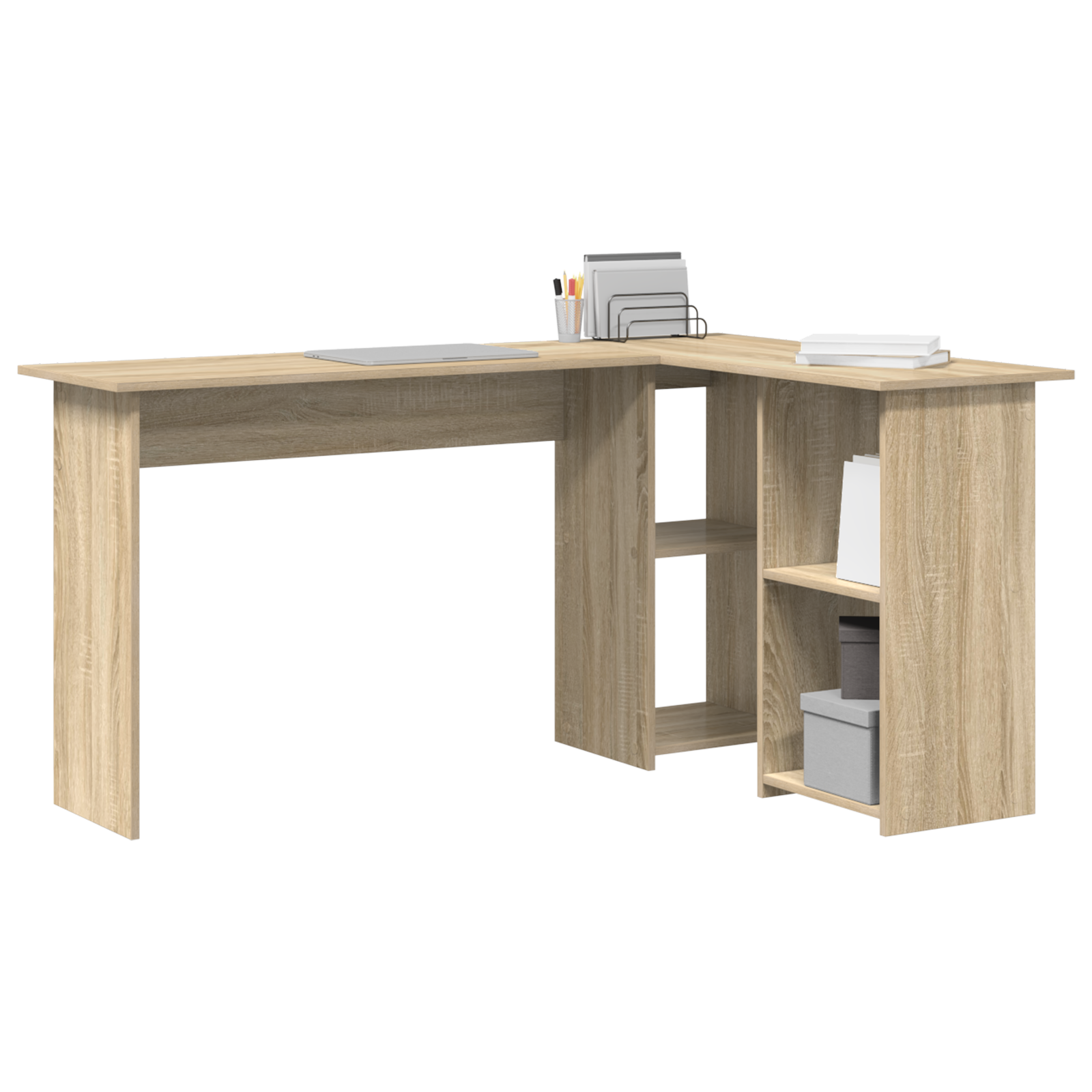 Sonoma Oak Computer Desk Sonoma oak Particle board Standard - Image 3