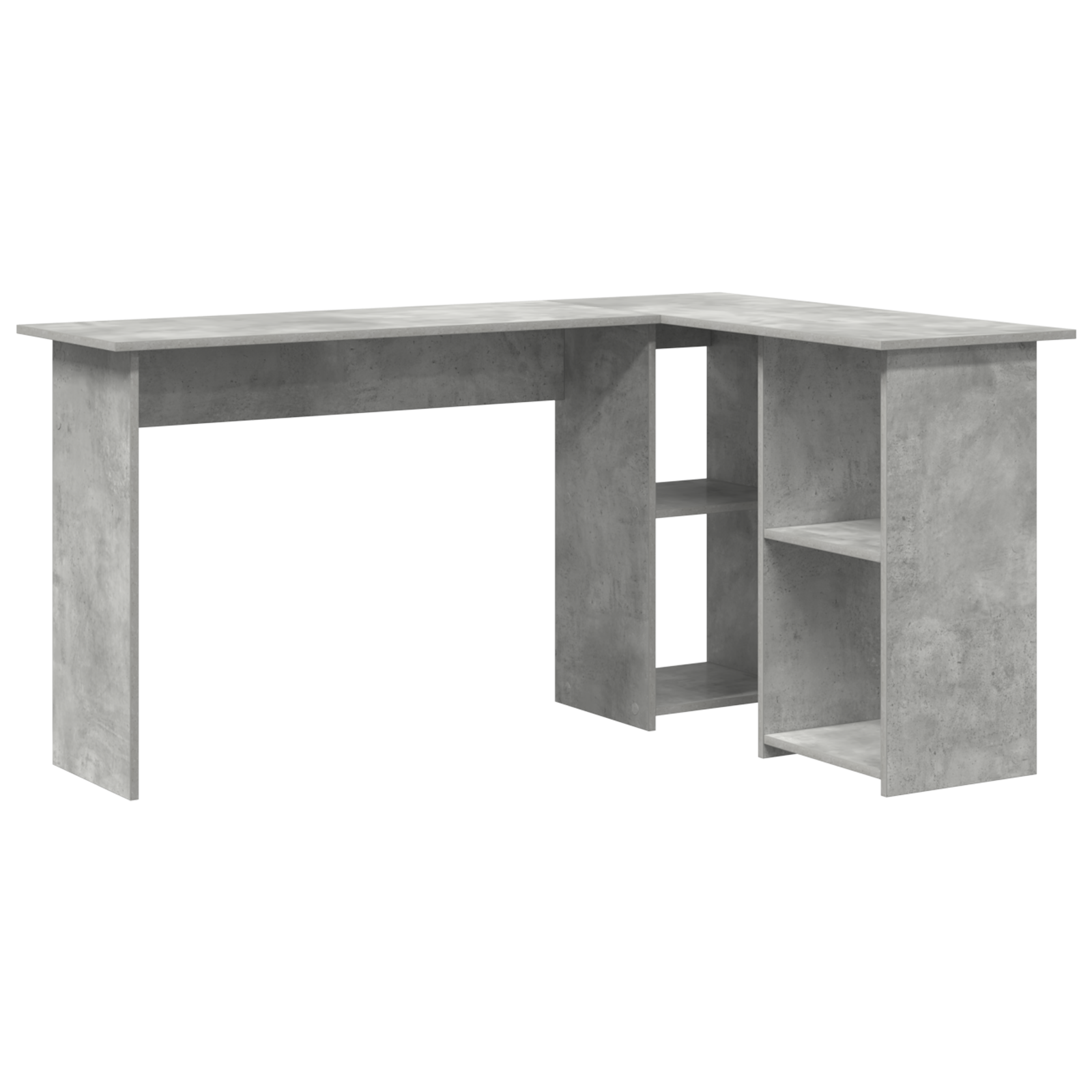 Concrete Grey Computer Desk Concrete grey Particle board - Image 2