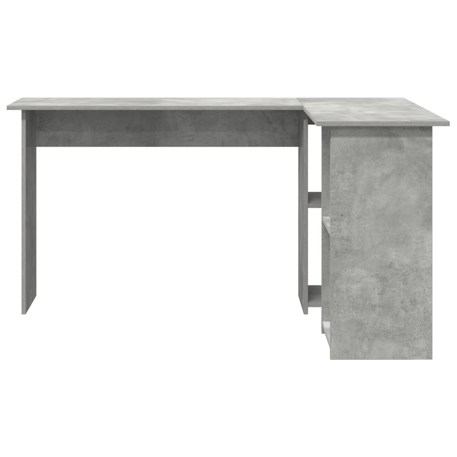 Concrete Grey Computer Desk Concrete grey Particle board - Image 4