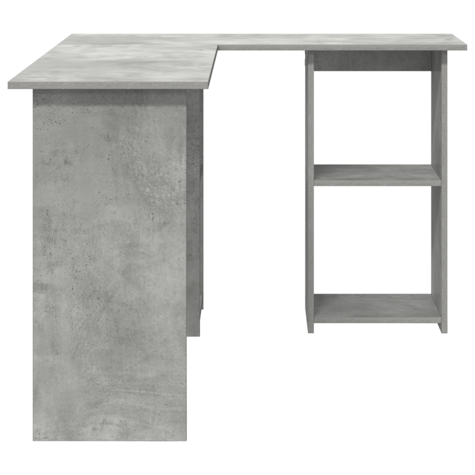 Concrete Grey Computer Desk Concrete grey Particle board - Image 5