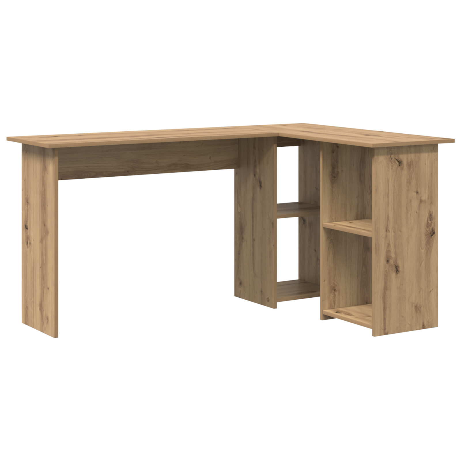 Artisan Oak Computer Desk Artisan oak Particle board Medium - Image 2