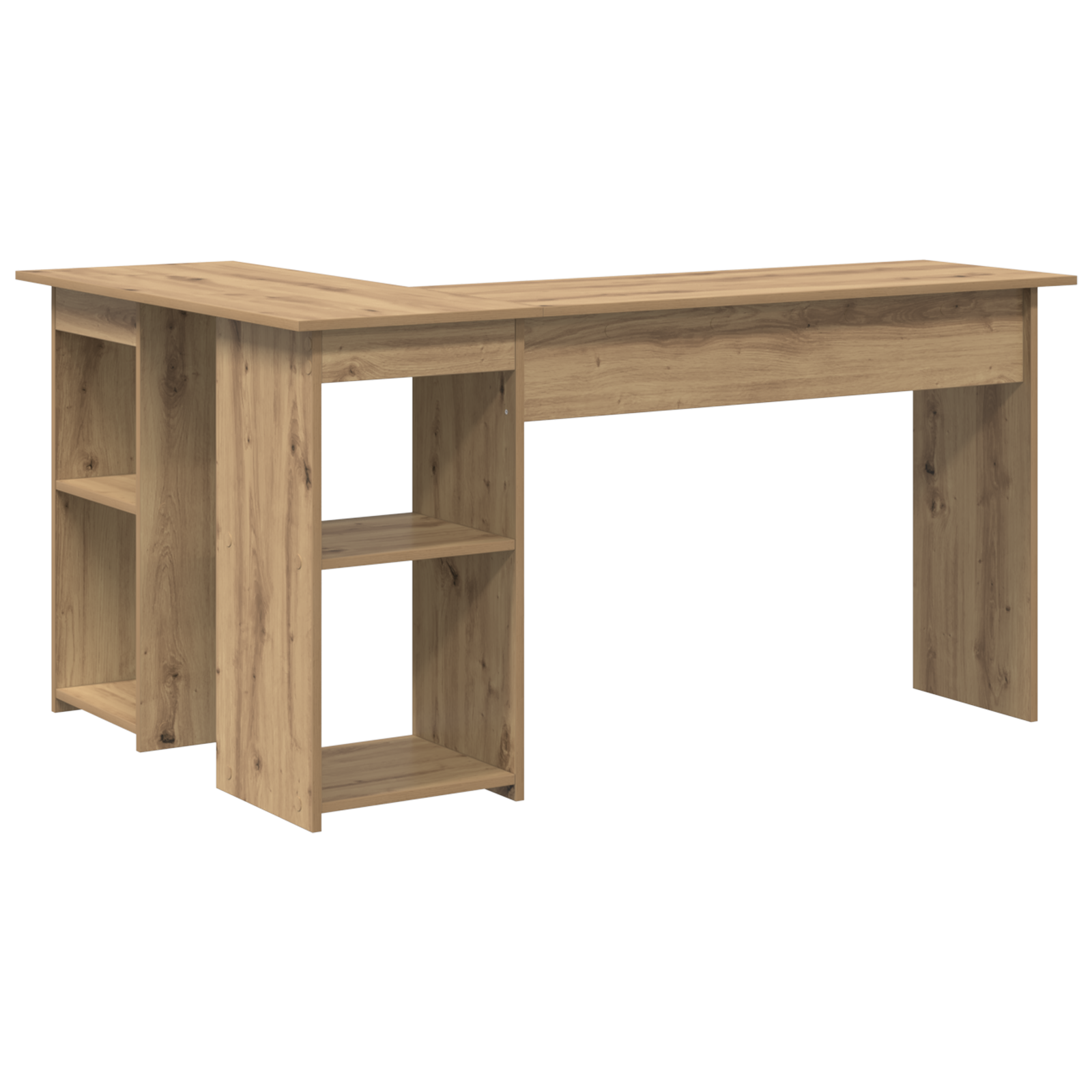 Artisan Oak Computer Desk Artisan oak Particle board Medium - Image 6