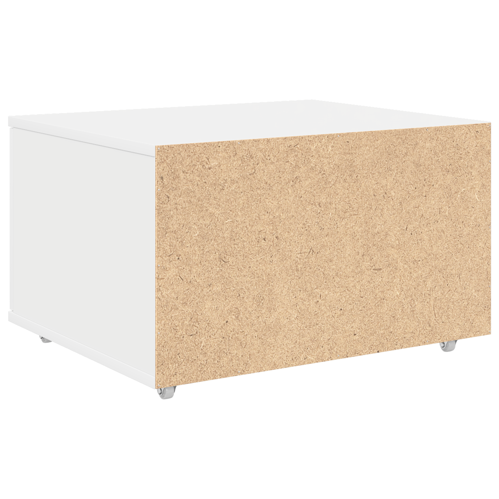 Drawer Cabinet with Wheels White 55x45x33.5 cm Engineered Wood - Image 7