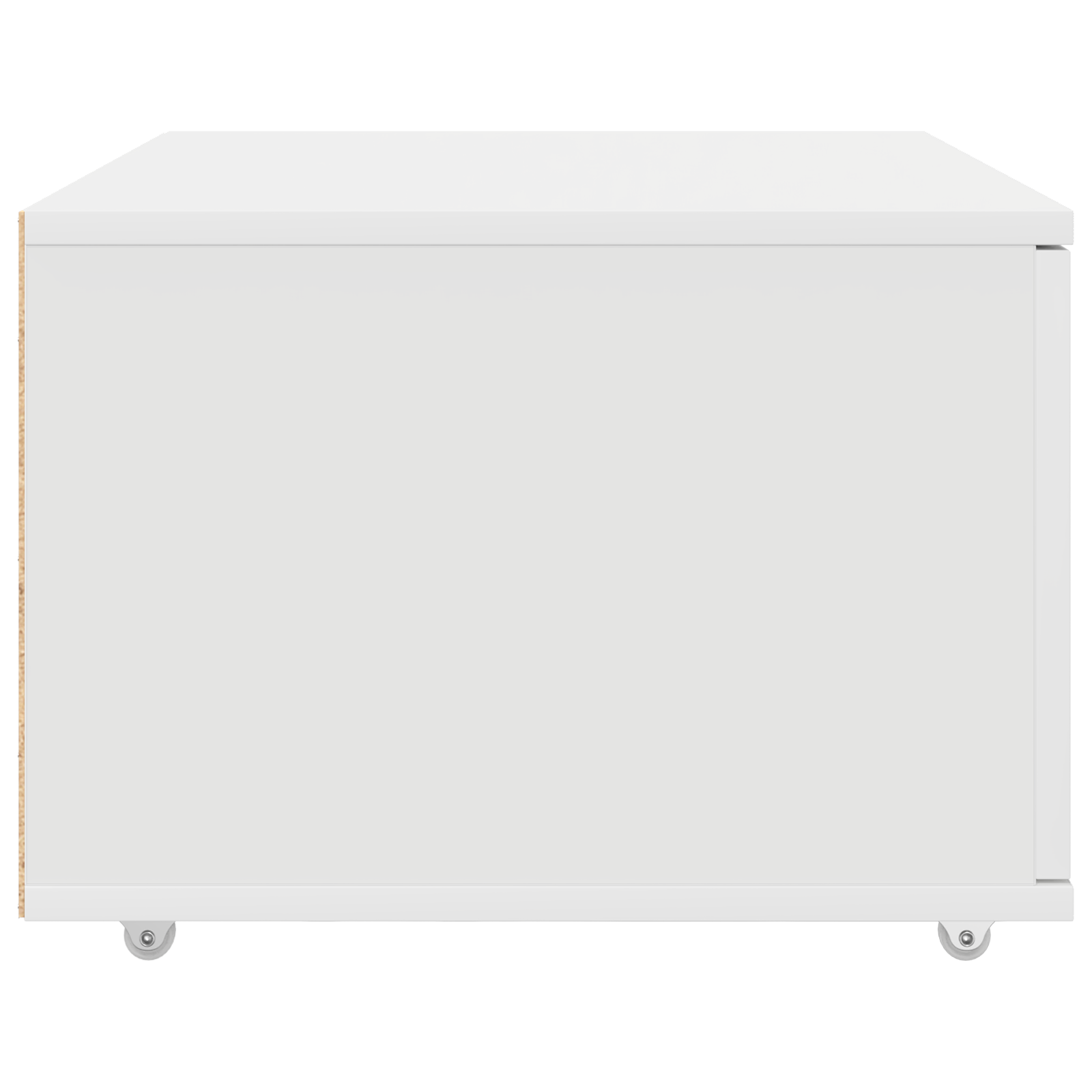 Drawer Cabinet with Wheels White 55x45x33.5 cm Engineered Wood - Image 6