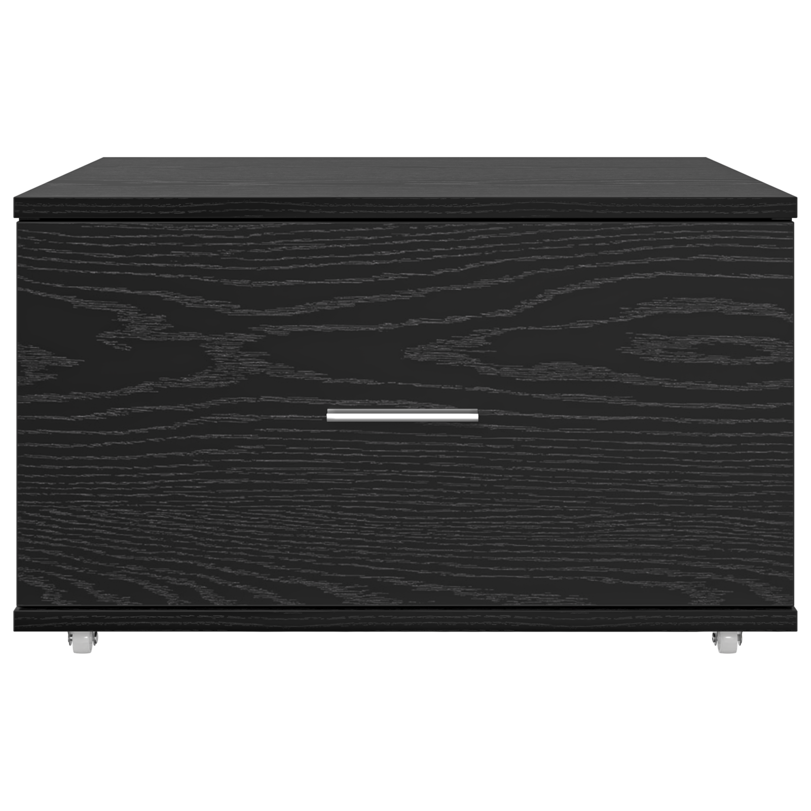 Drawer Cabinet Black oak Engineered wood Compact Drawer Cabinet - Image 5