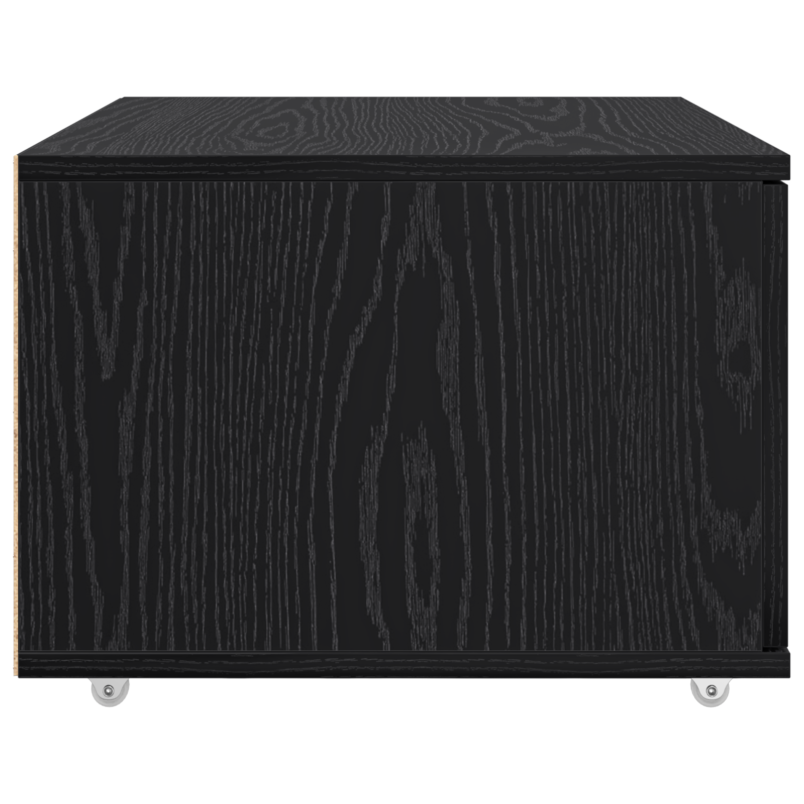 Drawer Cabinet Black oak Engineered wood Compact Drawer Cabinet - Image 6